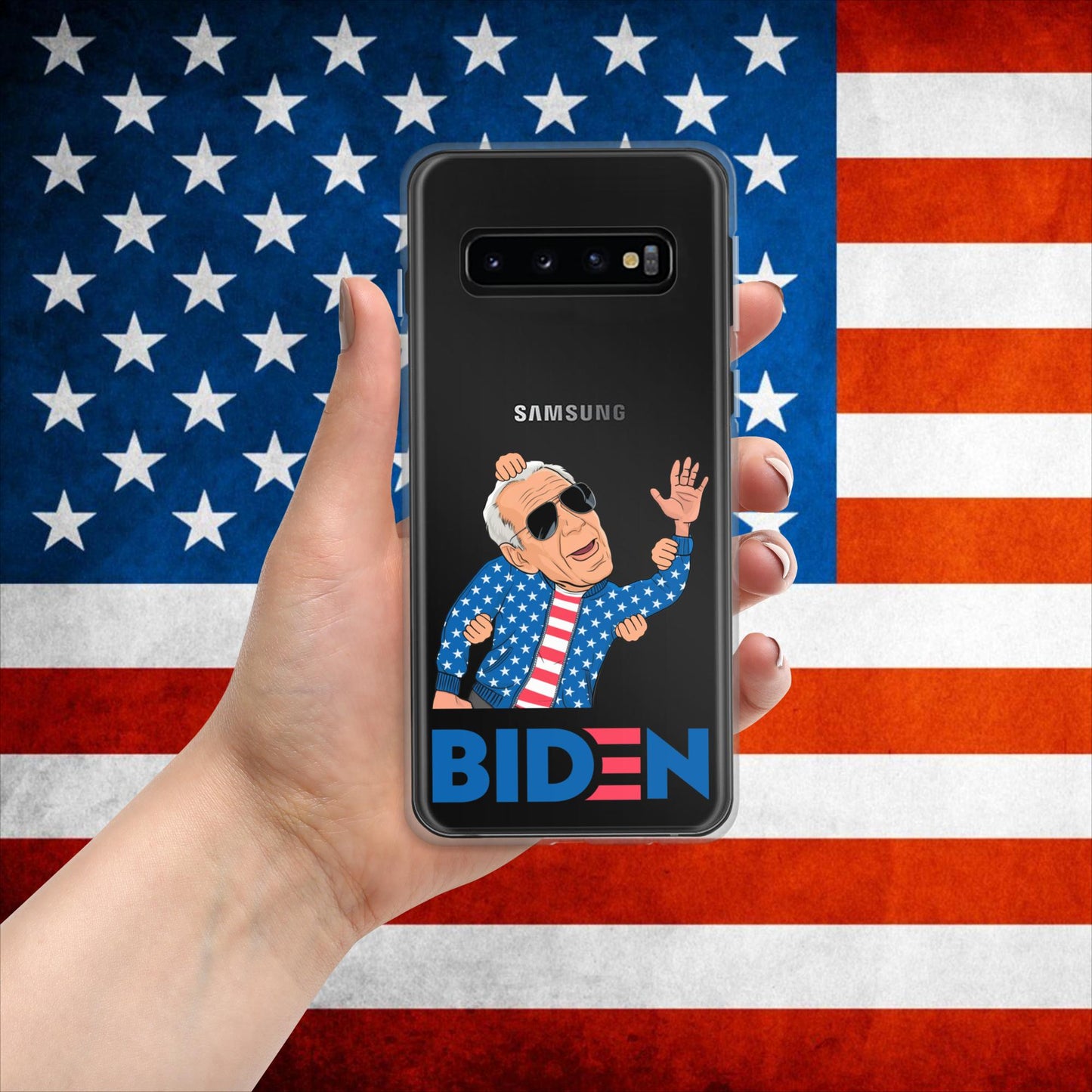 Weekend at Biden's Joe Biden Meme Democrat Republican Trump Gift Biden Gift 90s Vintage Clear Case for Samsung Samsung Galaxy S10 Mobile Phone Cases Democrats Joe Biden Politics Next Cult Brand