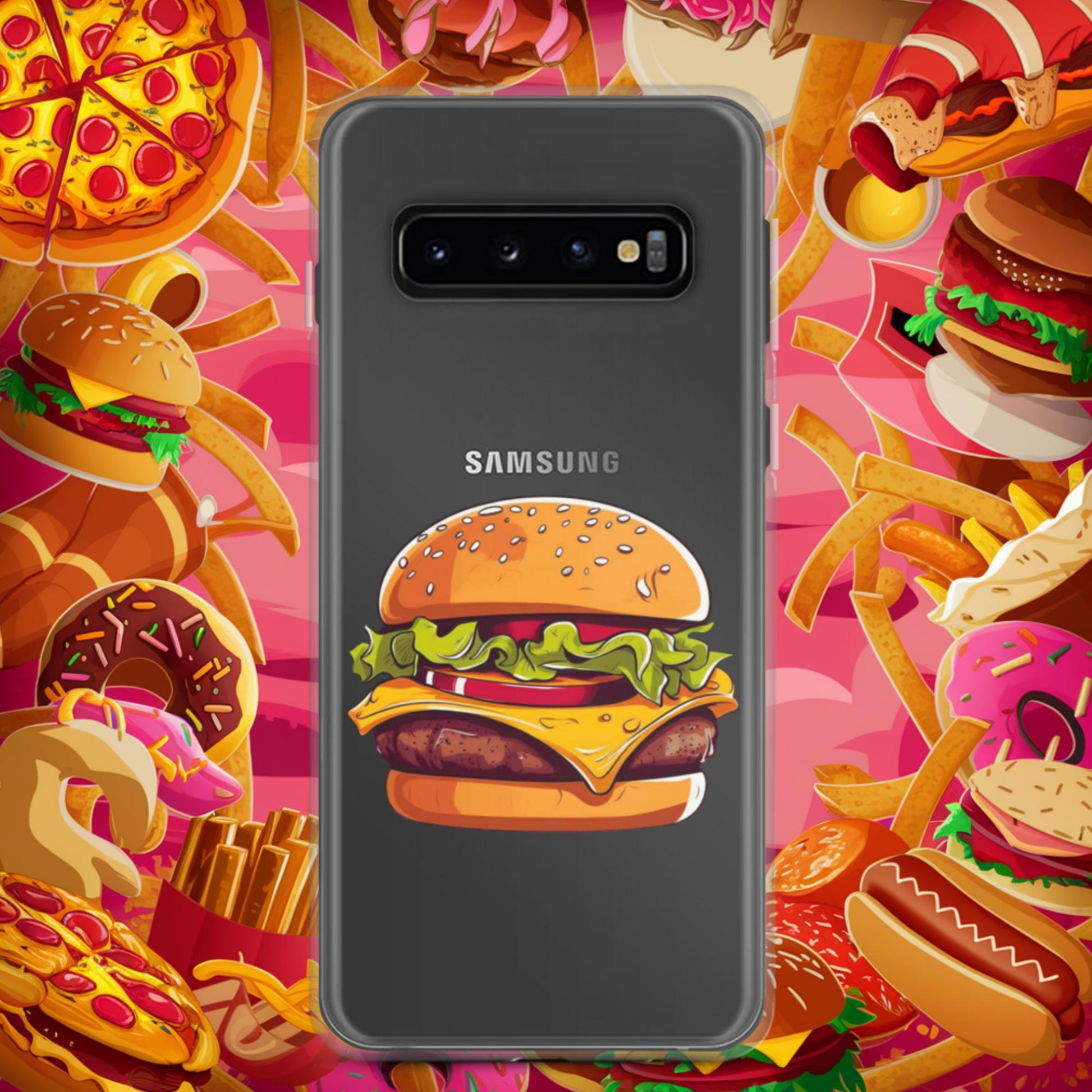 Cheeseburger I Love Burgers Clear Case for Samsung Next Cult Brand