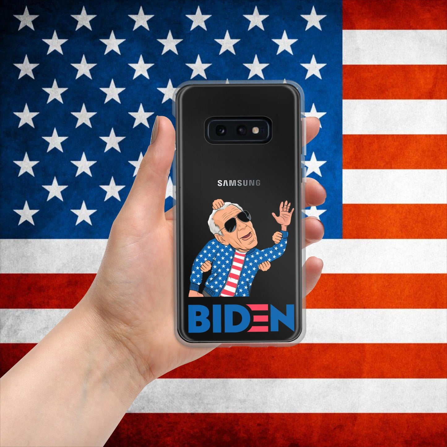 Weekend at Biden's Joe Biden Meme Democrat Republican Trump Gift Biden Gift 90s Vintage Clear Case for Samsung Samsung Galaxy S10e Mobile Phone Cases Democrats Joe Biden Politics Next Cult Brand