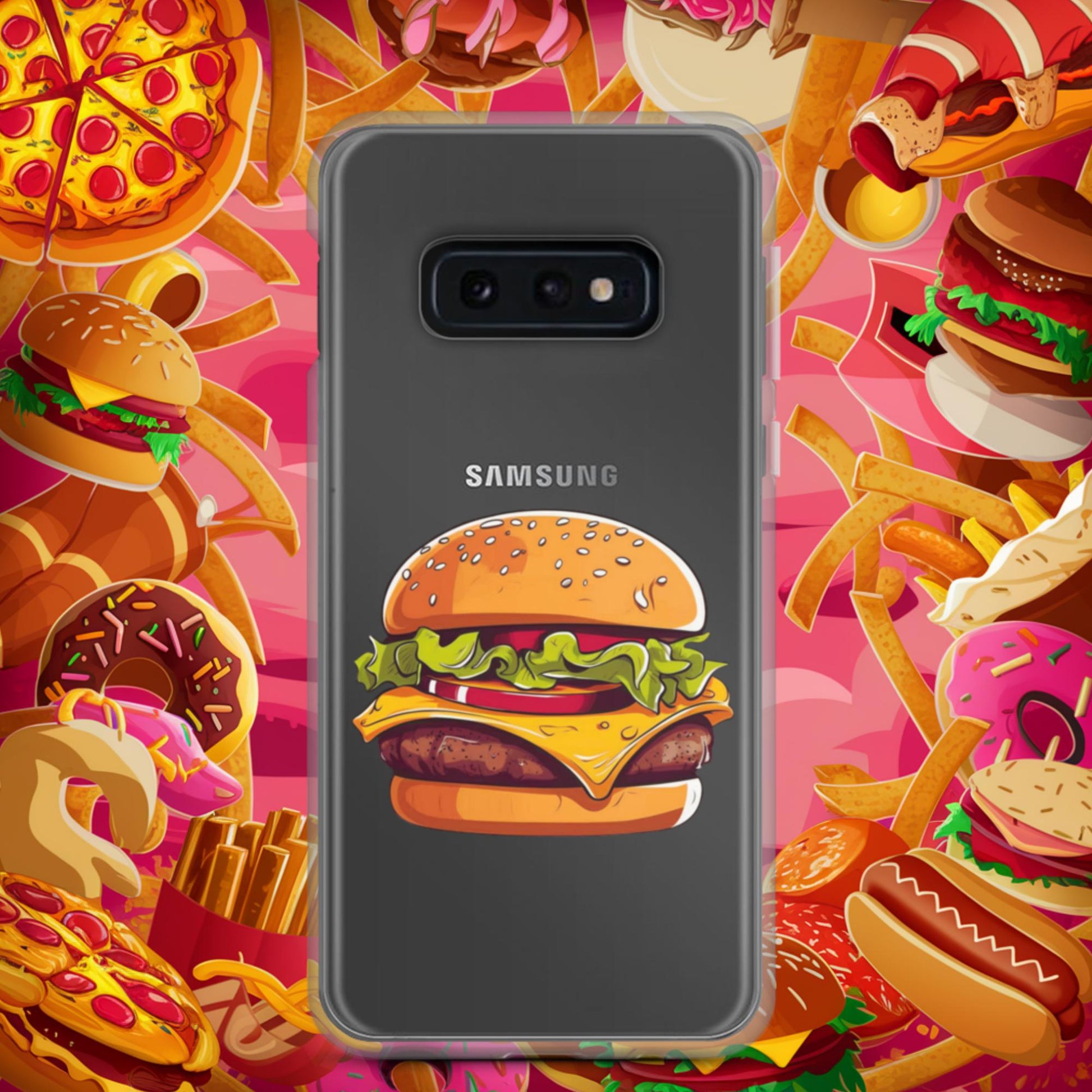 Cheeseburger I Love Burgers Clear Case for Samsung Next Cult Brand