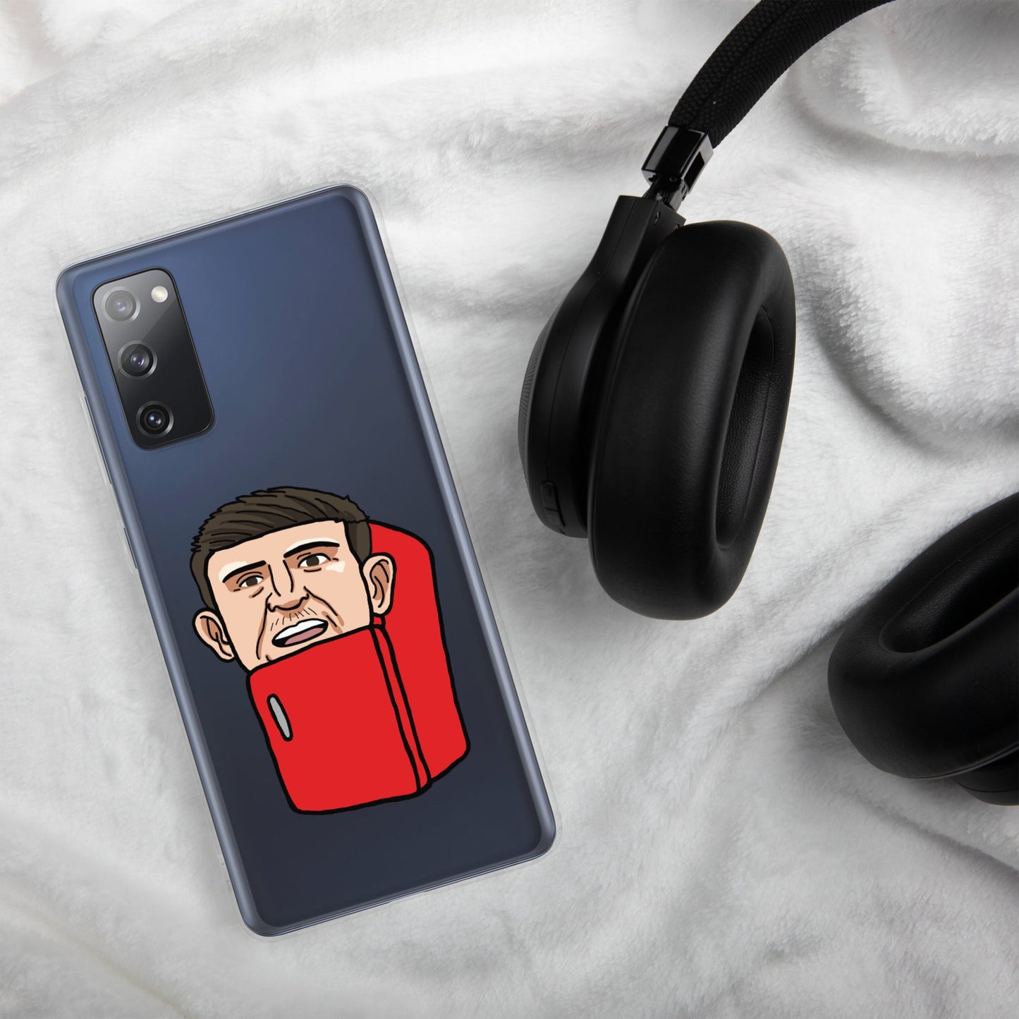 Harry ''The Fridge'' Maguire Clear Case for Samsung® Mobile Phone Cases Football Harry Maguire Manchester United The Fridge Next Cult Brand