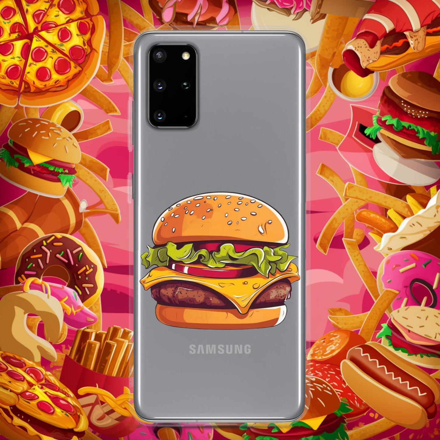 Cheeseburger I Love Burgers Clear Case for Samsung Next Cult Brand