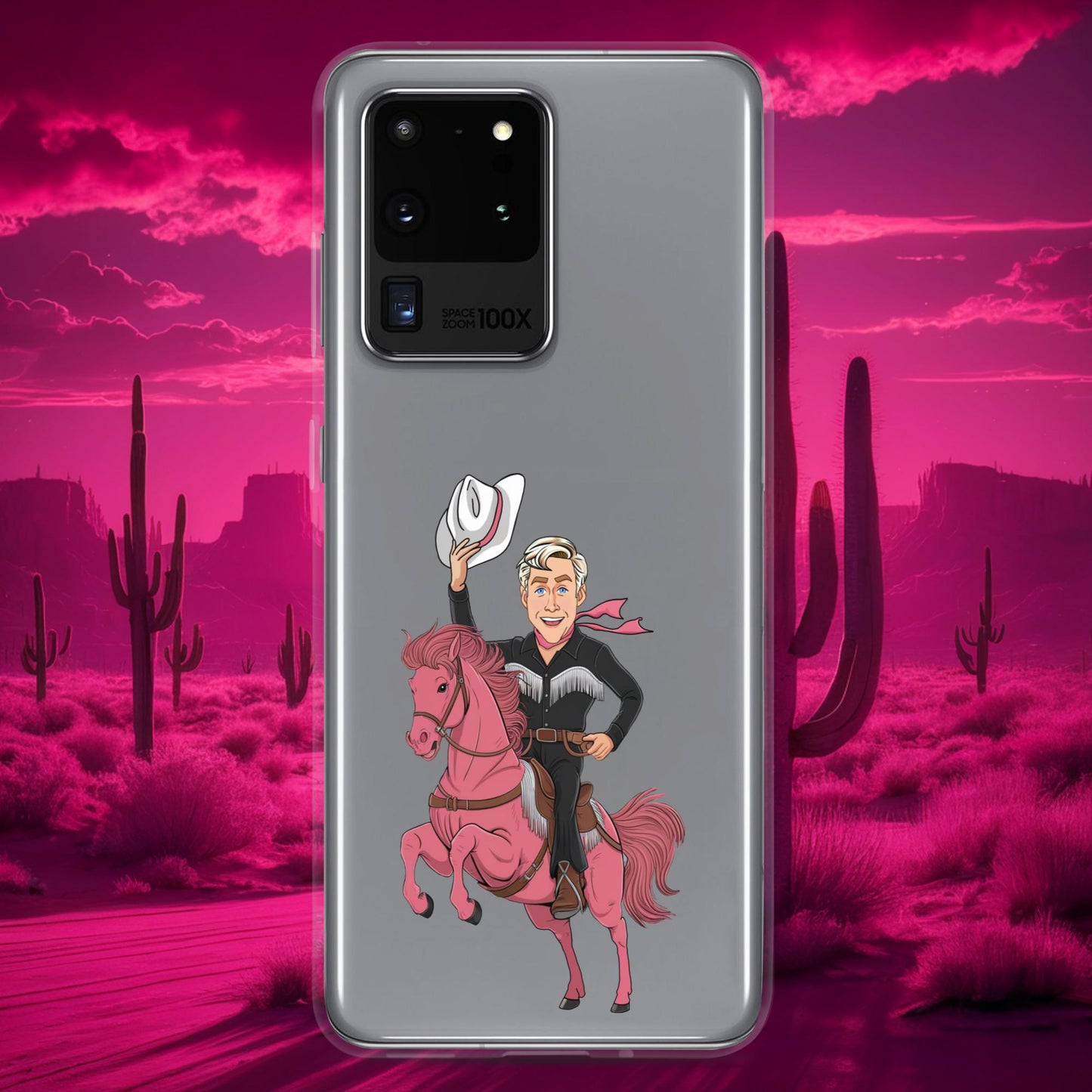 Ryan Gosling Ken Cowboy Horse Barbie Movie Clear Case for Samsung Next Cult Brand