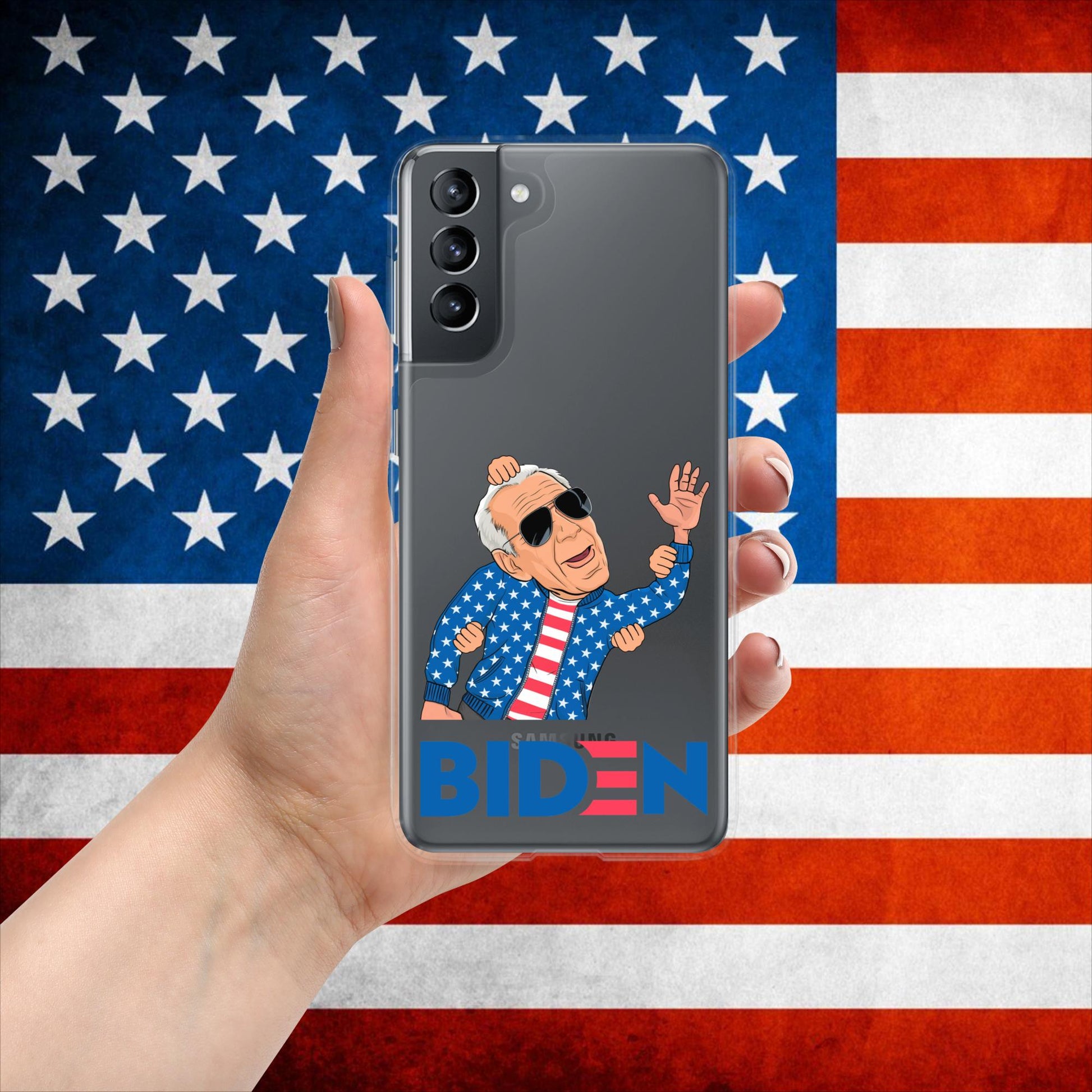 Weekend at Biden's Joe Biden Meme Democrat Republican Trump Gift Biden Gift 90s Vintage Clear Case for Samsung Samsung Galaxy S21 Mobile Phone Cases Democrats Joe Biden Politics Next Cult Brand