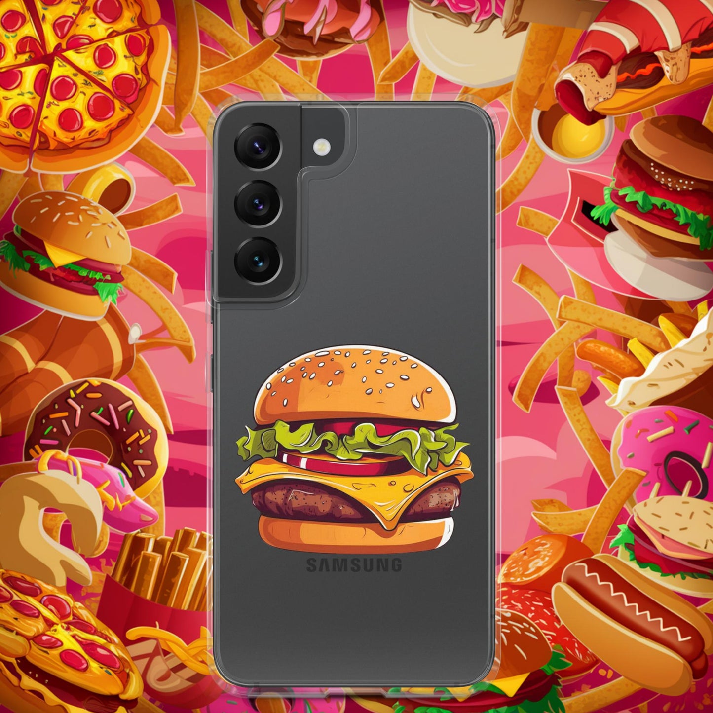 Cheeseburger I Love Burgers Clear Case for Samsung Next Cult Brand