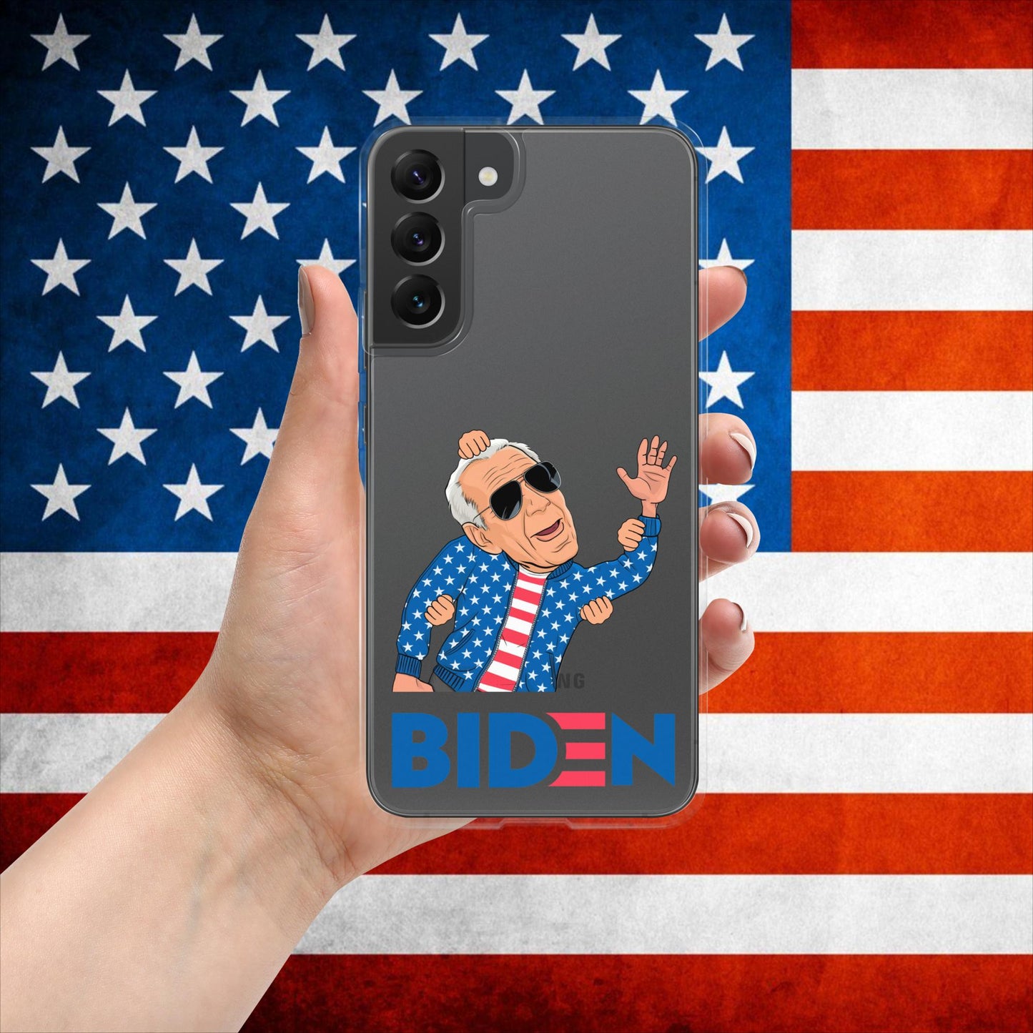 Weekend at Biden's Joe Biden Meme Democrat Republican Trump Gift Biden Gift 90s Vintage Clear Case for Samsung Samsung Galaxy S22 Plus Mobile Phone Cases Democrats Joe Biden Politics Next Cult Brand