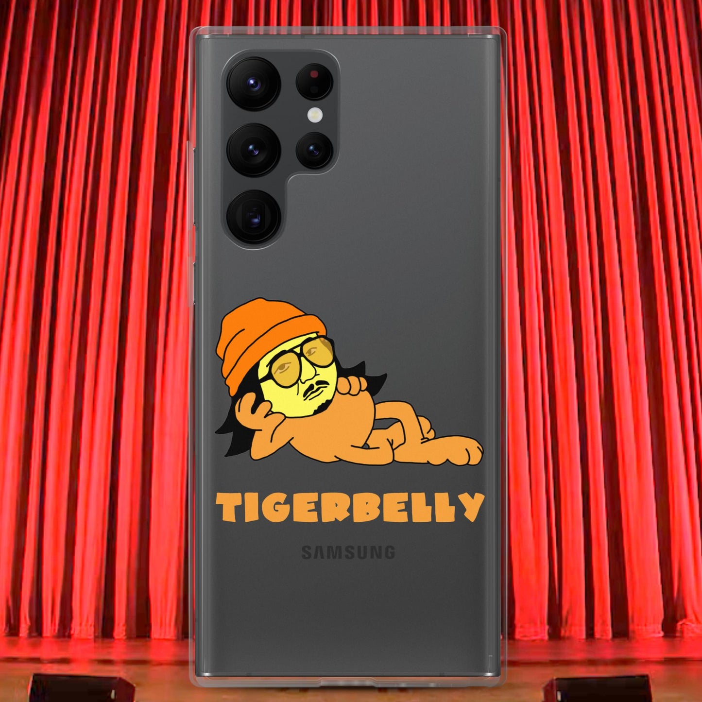 Bobby Lee Tigerbelly, Bobby Lee Merch, Tigerbelly Merch, Bobby Lee Gift, Funny Tigerbelly Gift, Tigerbelly Podcast, TigerBelly Clear Case for Samsung Next Cult Brand Bobby Lee, Podcasts, Stand-up Comedy, TigerBelly