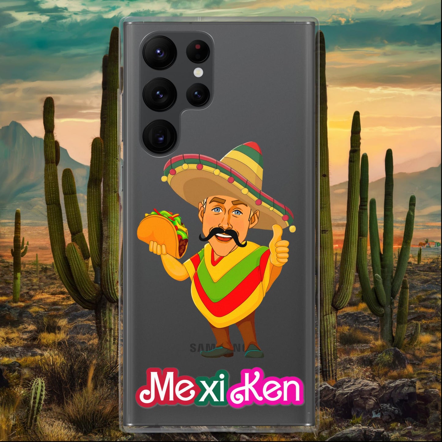 MexiKen Ken Barbie Movie Ryan Gosling Mexican Clear Case for Samsung Next Cult Brand