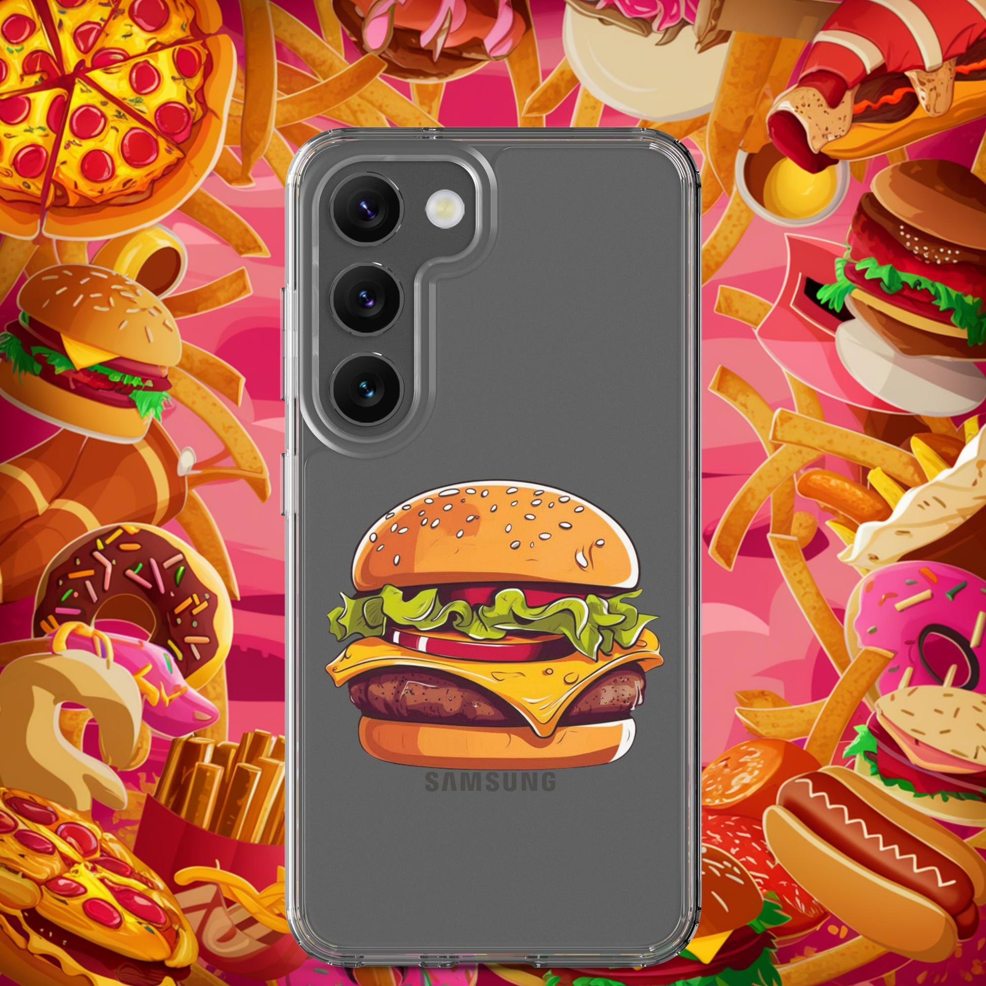 Cheeseburger I Love Burgers Clear Case for Samsung Next Cult Brand