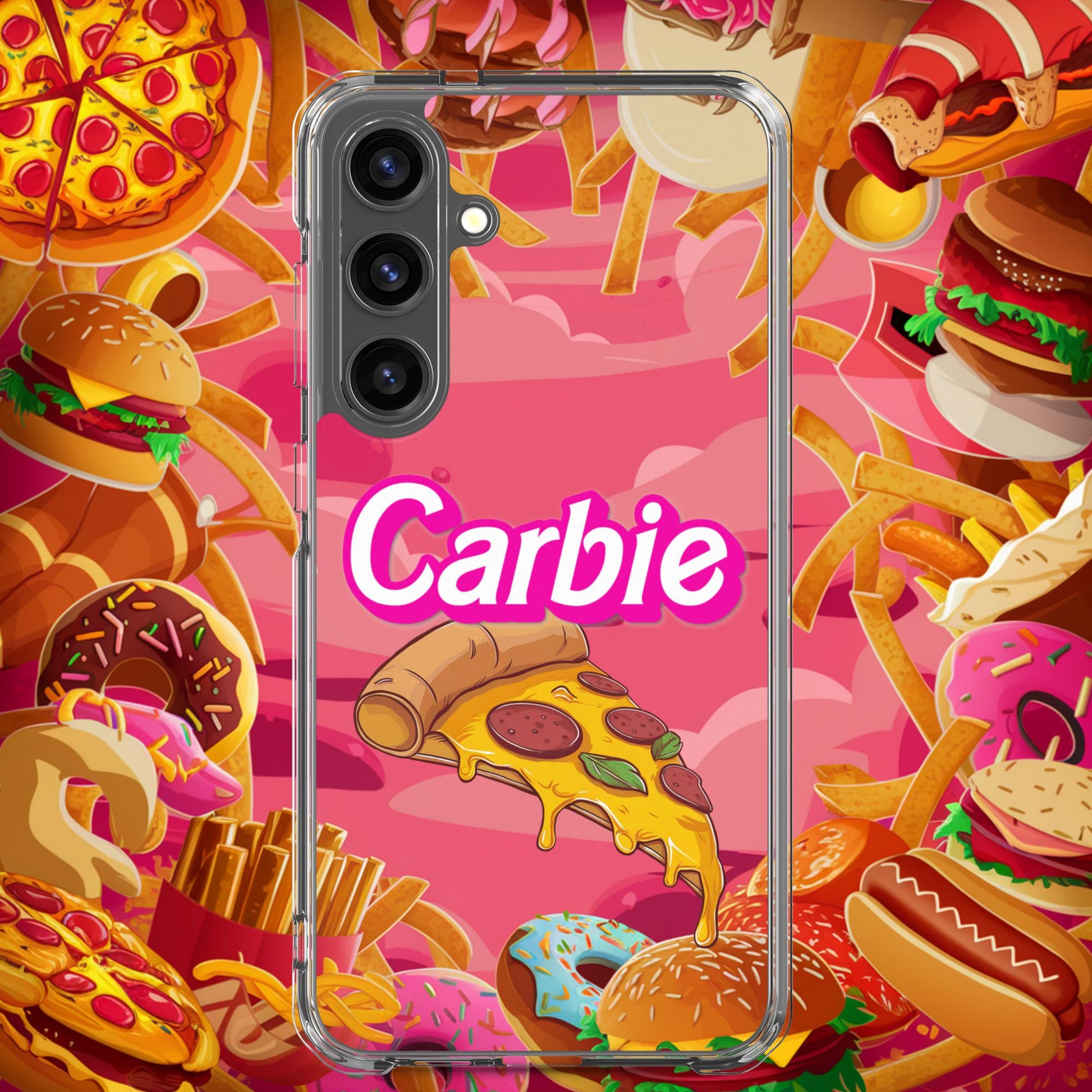 Carbie Barbie I Love Carbs I Love Pizza Clear Case for Samsung Next Cult Brand