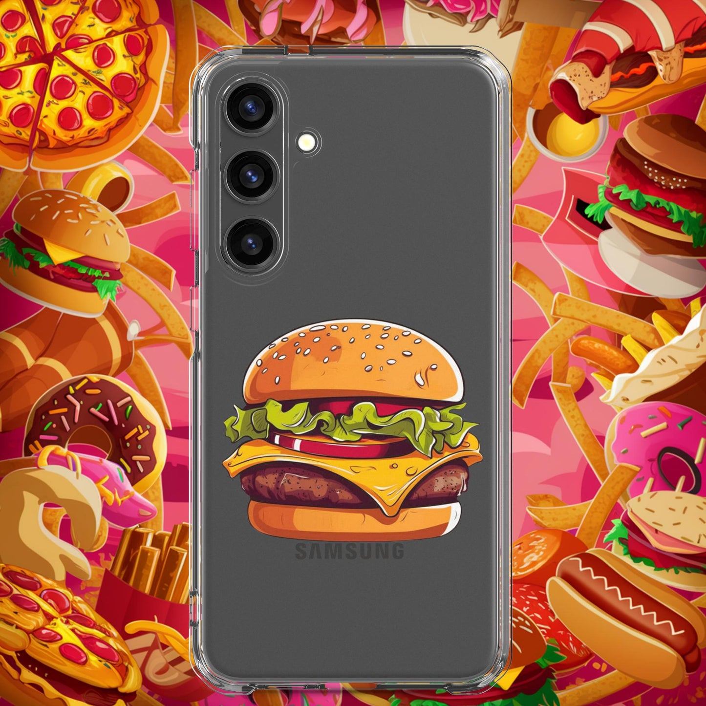 Cheeseburger I Love Burgers Clear Case for Samsung Next Cult Brand