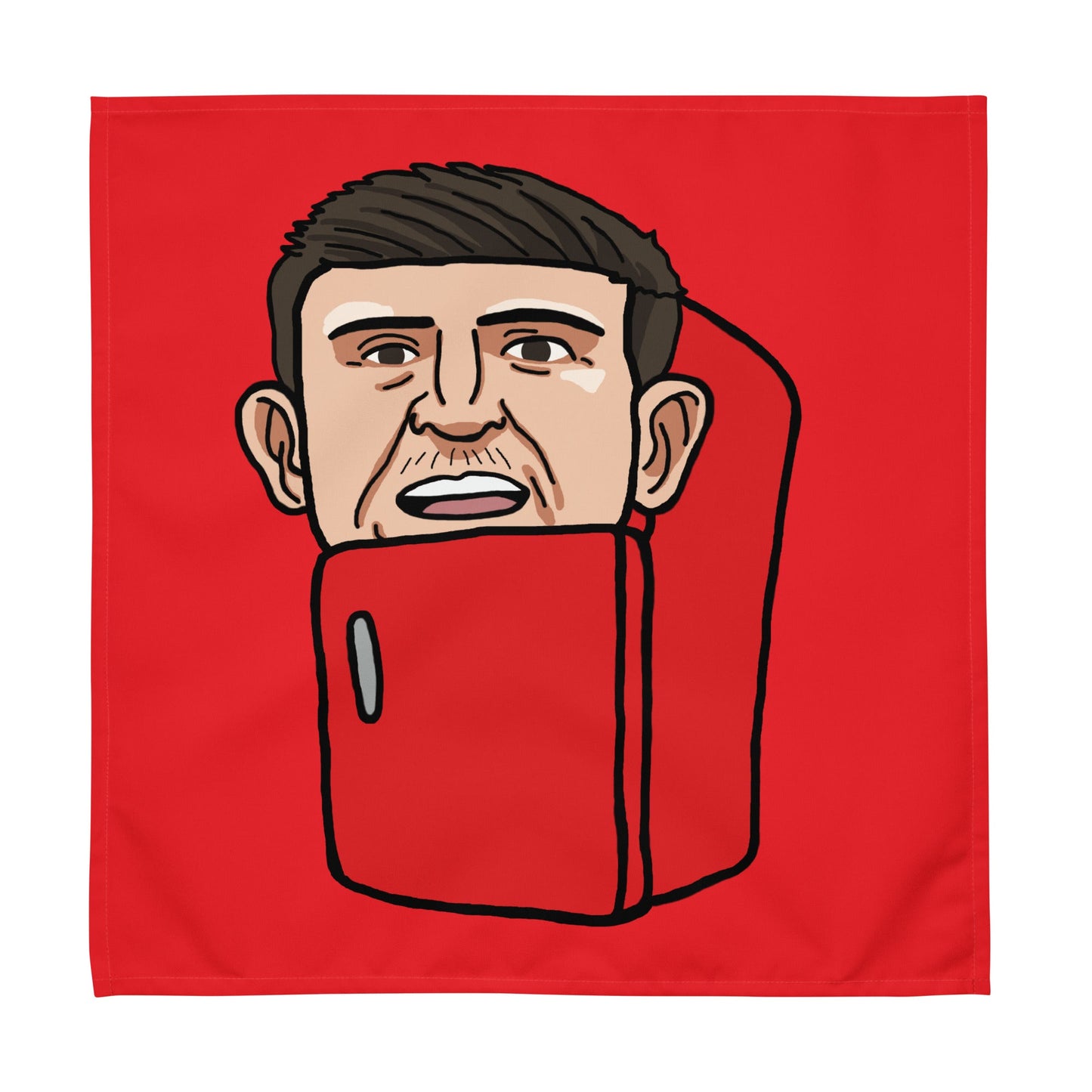 Harry ''The Fridge'' Maguire Cloth Napkin Set of 4 Red Next Cult Brand Football, Harry Maguire, Manchester United, The Fridge