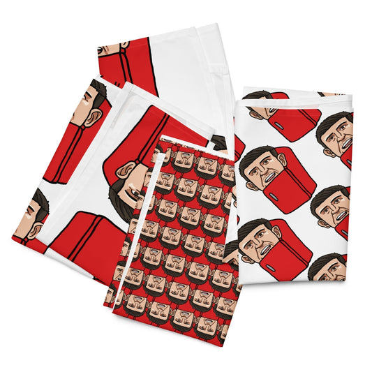 Harry ''The Fridge'' Maguire Cloth Napkin Set of 4, Wild Multi Patterns Next Cult Brand Football, Harry Maguire, Manchester United, The Fridge