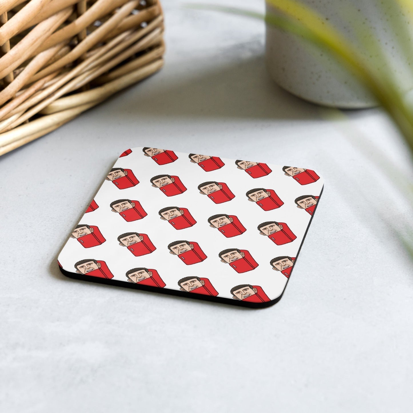 Harry ''The Fridge'' Maguire Cork-Back Coaster Multi Pattern Default Title Coasters Football Harry Maguire Manchester United The Fridge Next Cult Brand