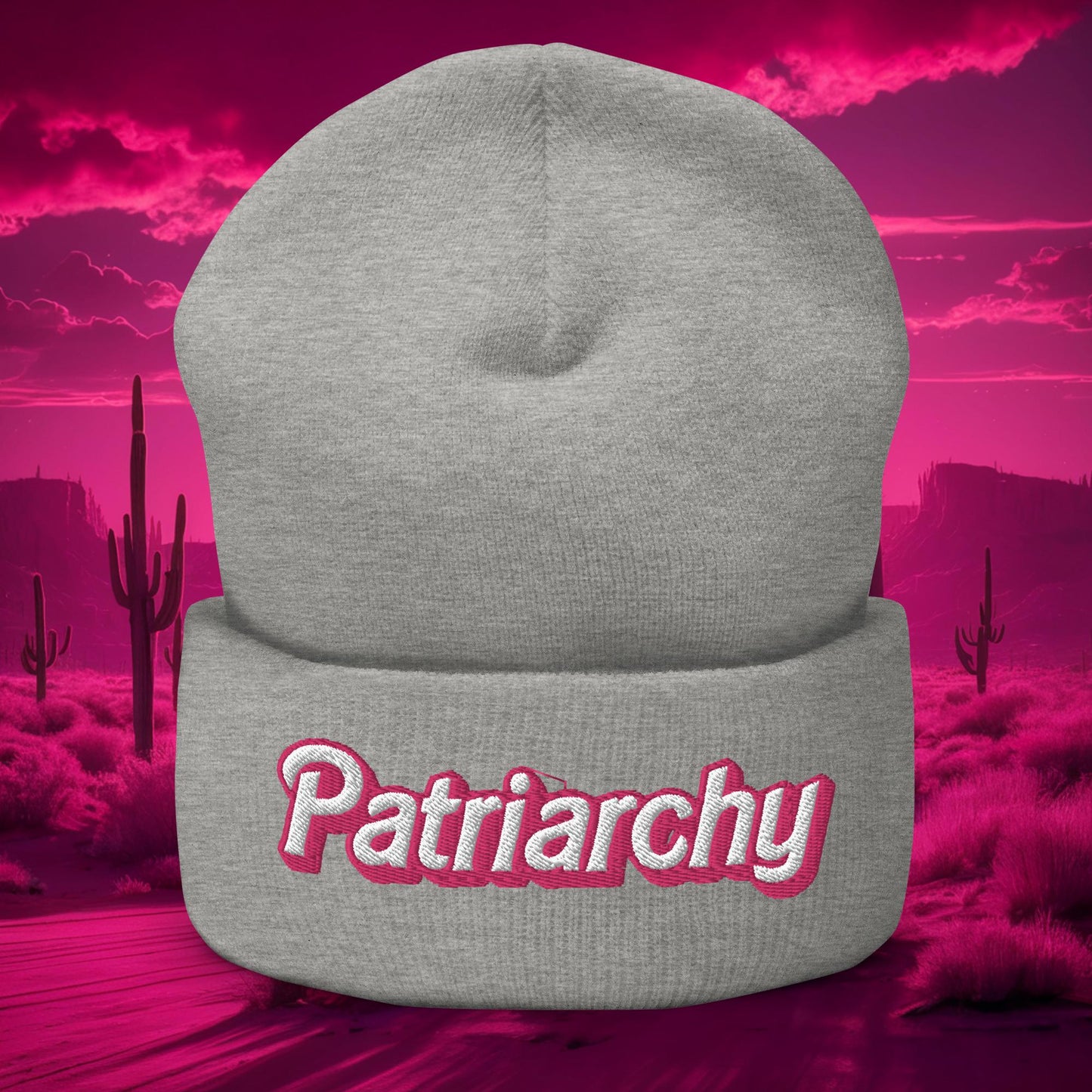 Patriarchy about horses Ken Barbie Movie Cuffed Beanie Next Cult Brand