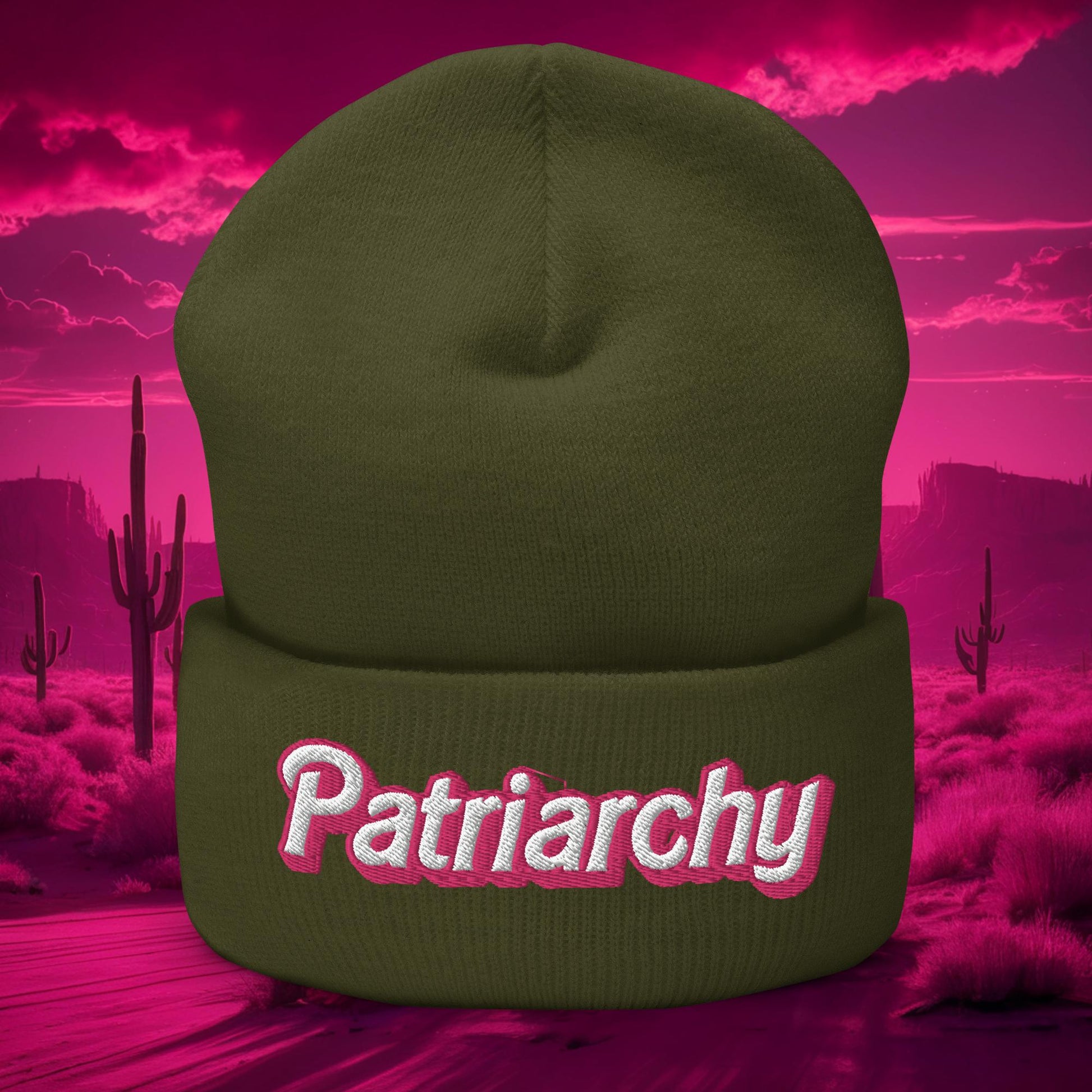 Patriarchy about horses Ken Barbie Movie Cuffed Beanie Next Cult Brand