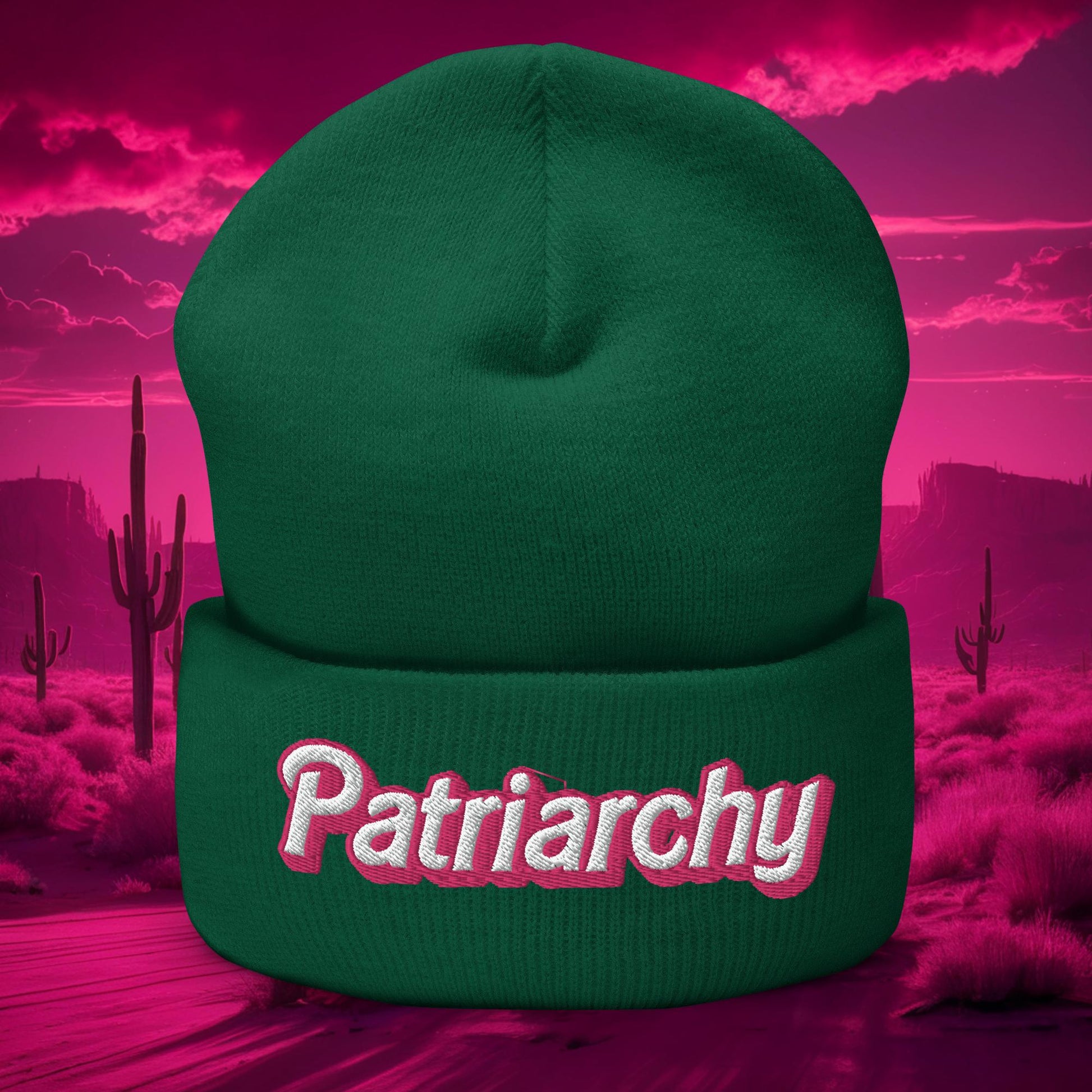 Patriarchy about horses Ken Barbie Movie Cuffed Beanie Next Cult Brand