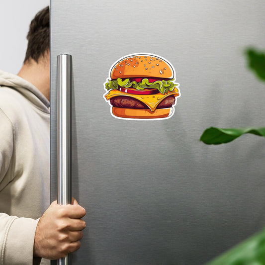 Cheeseburger I Love Burgers Magnet Next Cult Brand