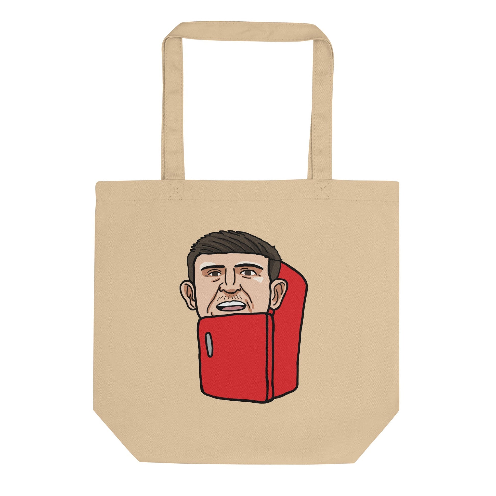 Harry ''The Fridge'' Maguire Eco Tote Bag, Holdall, Caryall Bag Oyster Bags Football Harry Maguire Manchester United The Fridge Next Cult Brand