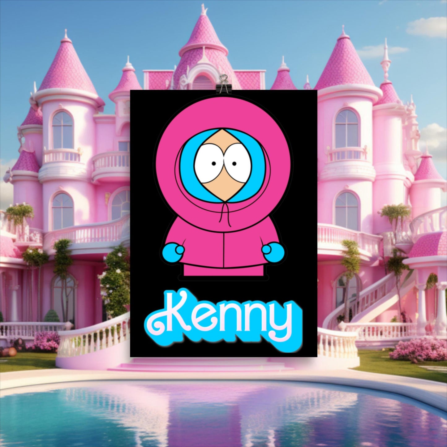 Kenny McCormick Ken Ryan Gosling Barbie South Park Kenny Poster Next Cult Brand