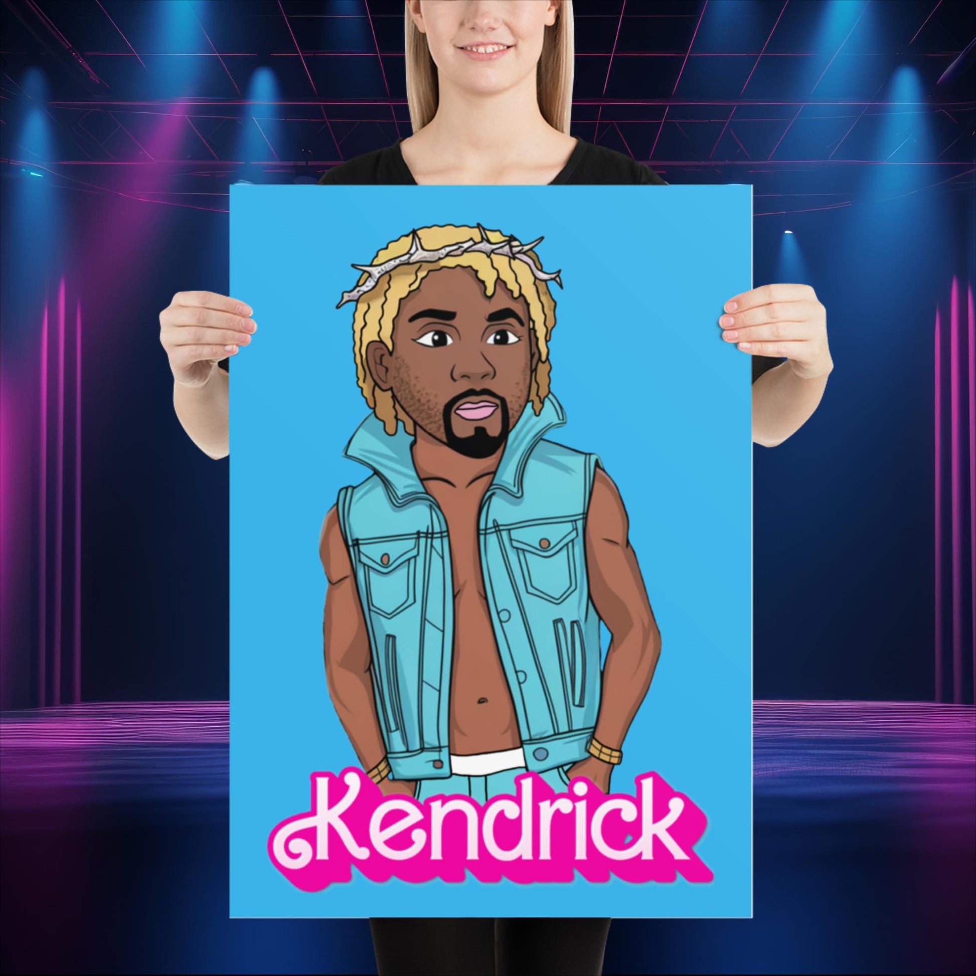 Kendrick Barbie Ken Ryan Gosling Kendrick Lamar Poster Next Cult Brand