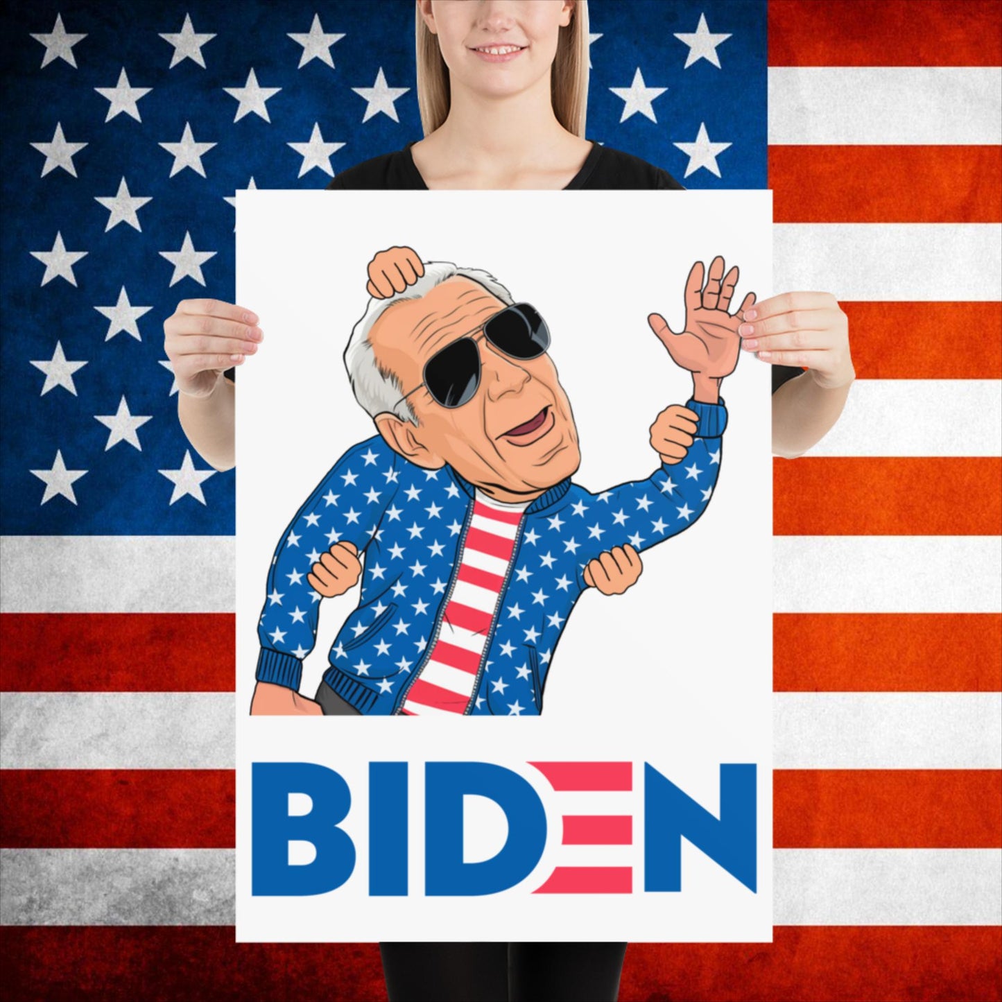 Weekend at Biden's Joe Biden Meme Democrat Republican Trump Gift Biden Gift 90s Vintage Poster Next Cult Brand