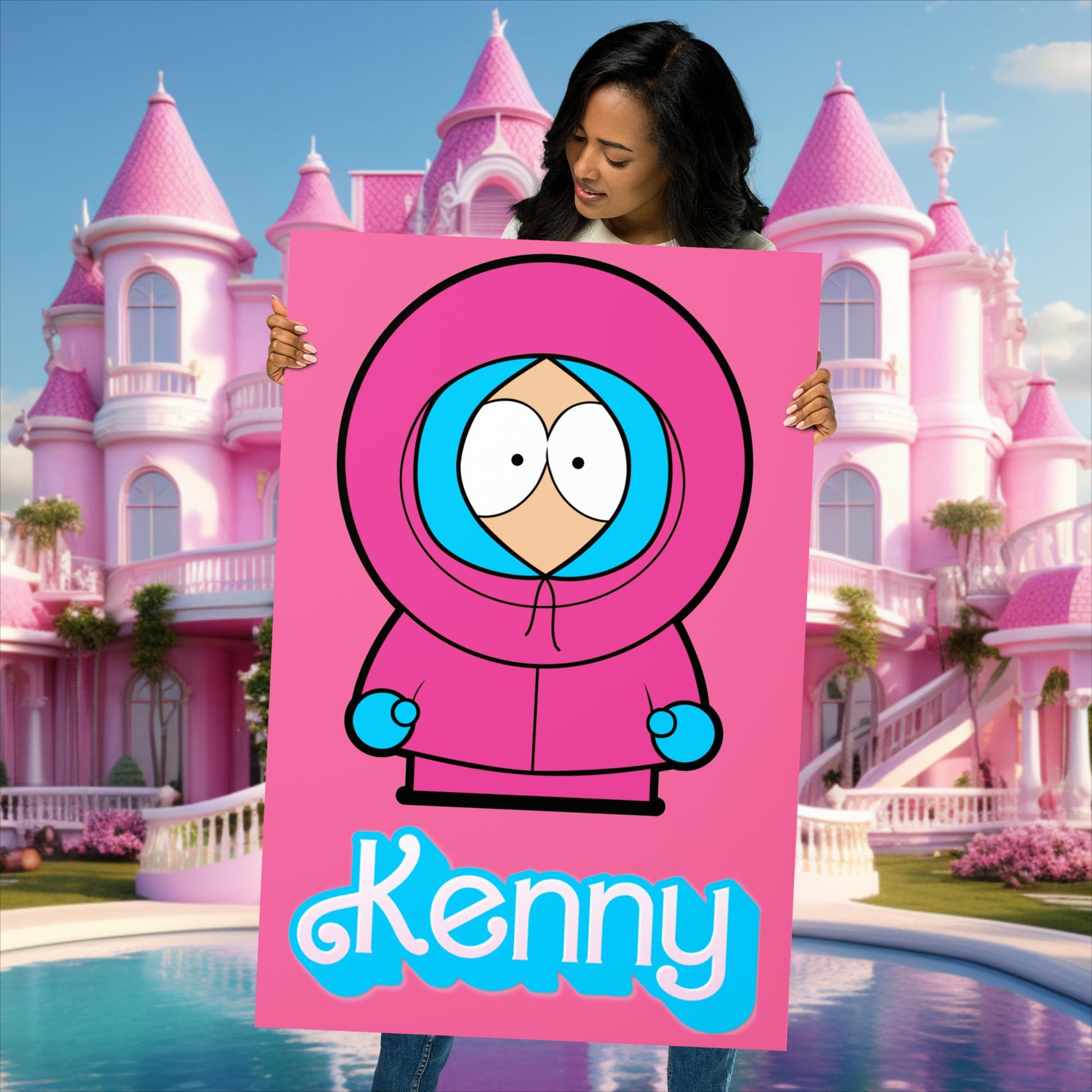 Kenny McCormick Ken Ryan Gosling Barbie South Park Kenny Poster Next Cult Brand