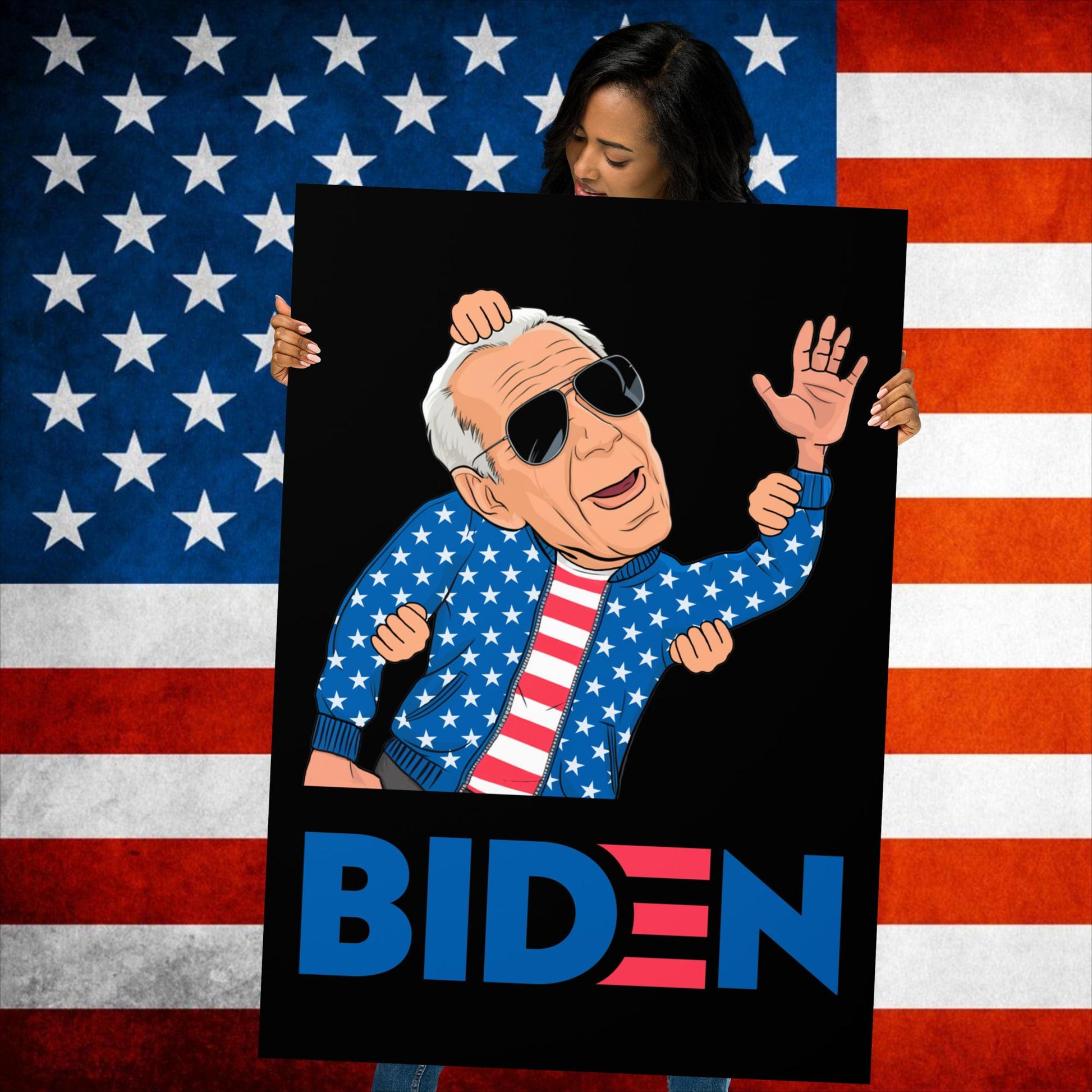 Weekend at Biden's Joe Biden Meme Democrat Republican Trump Gift Biden Gift 90s Vintage Poster Next Cult Brand