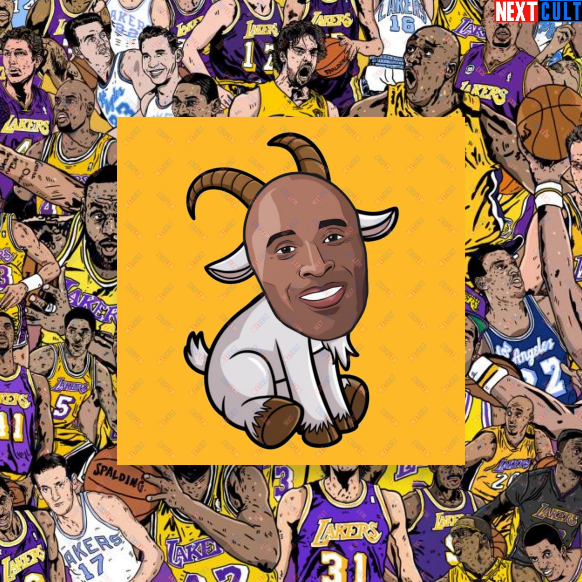 Kobe Bryant G.O.A.T. Poster - Settle the Debate Wall Art - Greatest of All Time NBA Meme Print for Basketball Fans - Perfect Gift for Kobe Fans Poster 10″×10″ Posters Basketball G.O.A.T. Kobe Bryant Los Angeles Lakers NBA Next Cult Brand