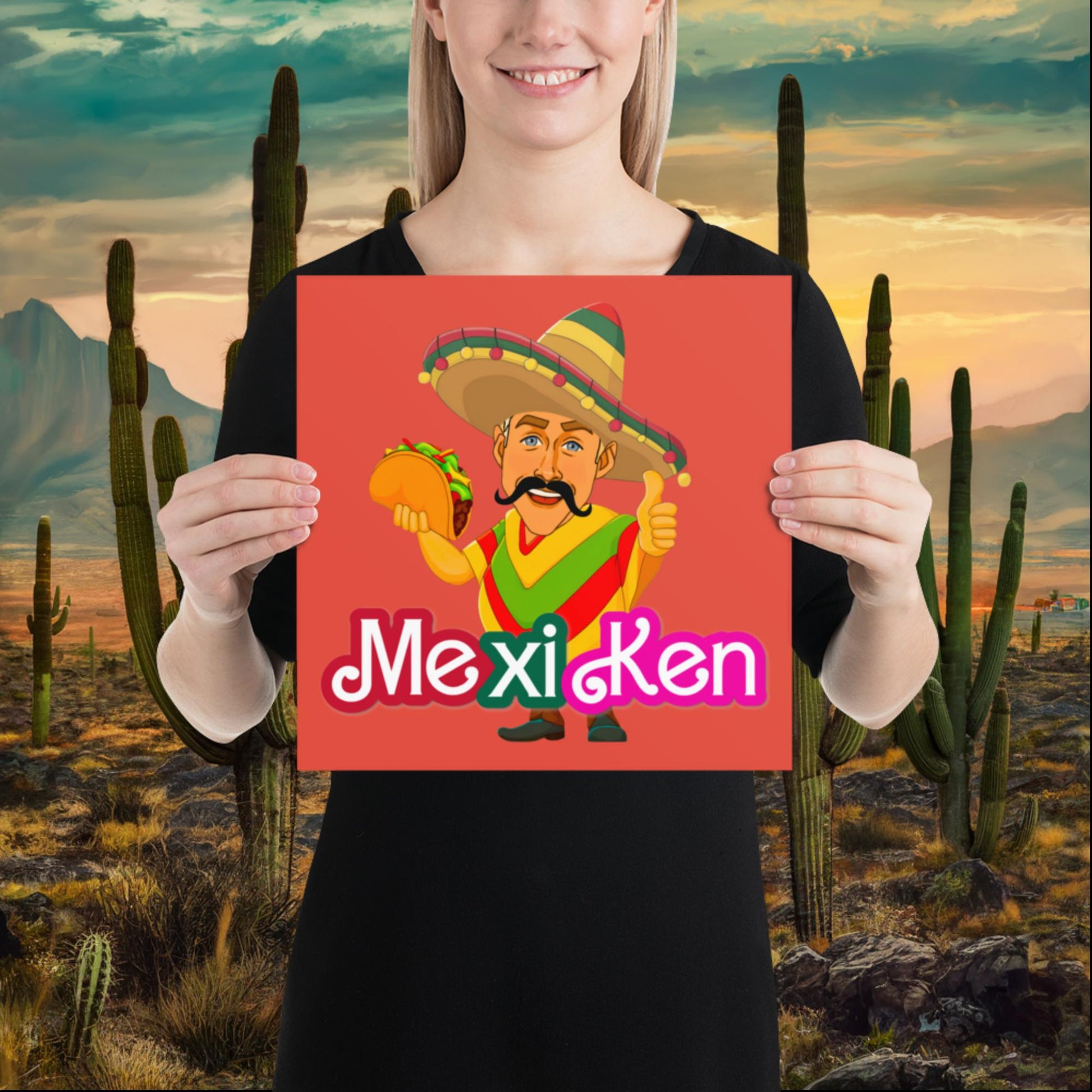 MexiKen Ken Barbie Movie Ryan Gosling Mexican Poster Next Cult Brand