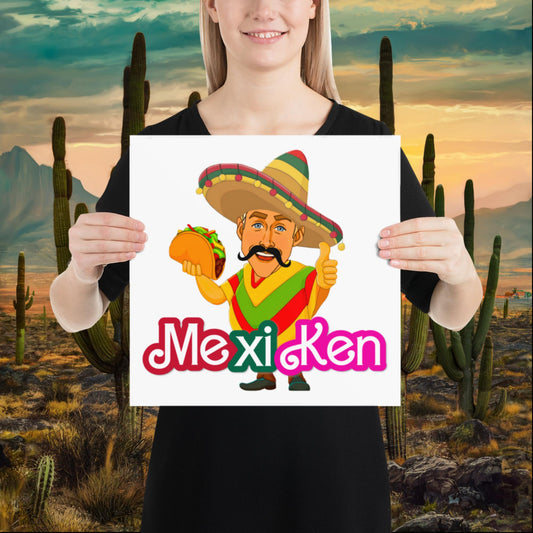 MexiKen Ken Barbie Movie Ryan Gosling Mexican Poster Next Cult Brand