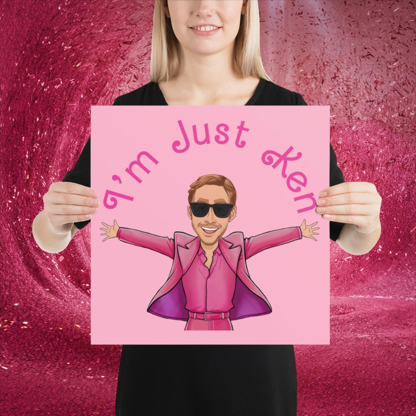 Ken Barbie Ryan Gosling I'm Just Ken Poster Next Cult Brand