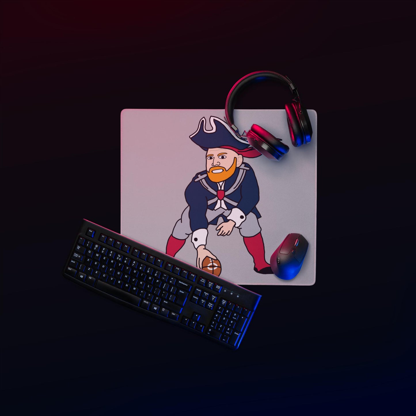 Bill Burrdy New England Patriots NFL Tom Brady Bill Burr Gaming mouse pad Default Title American Football Bill Burr Monday Morning Podcast New England Patriots NFL Podcasts Stand-up Comedy Next Cult Brand