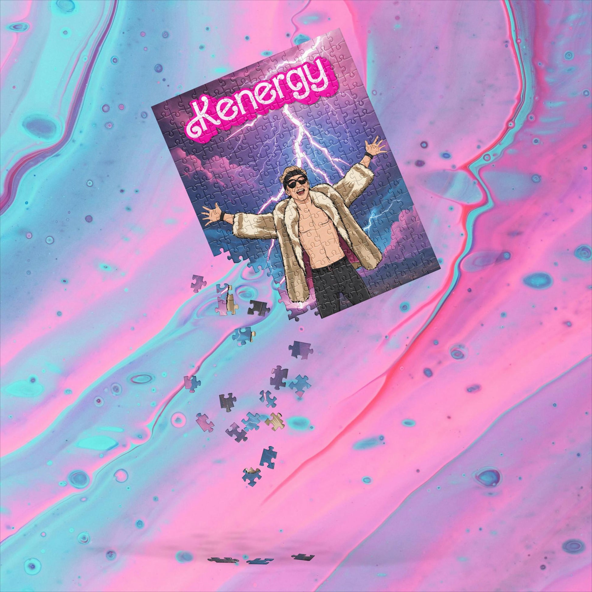 Kenergy Barbie Ryan Gosling Ken Jigsaw puzzle Next Cult Brand Barbie, Ken, Kenergy, Movies, Ryan Gosling