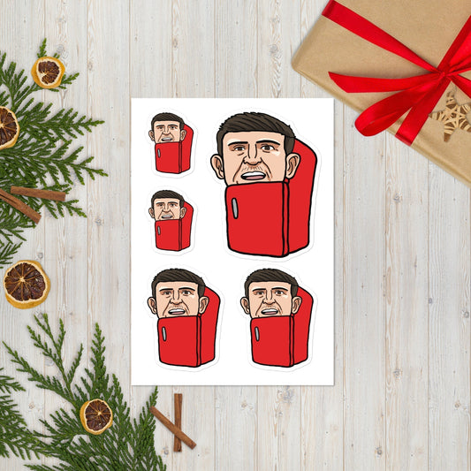 Harry ''The Fridge'' Maguire Sticker Sheet Next Cult Brand Football, Harry Maguire, Manchester United, The Fridge
