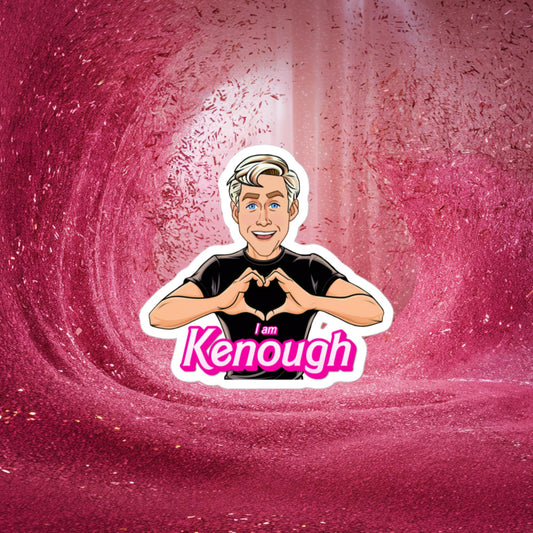 I am Kenough Ryan Gosling Ken Barbie Movie Bubble-free stickers