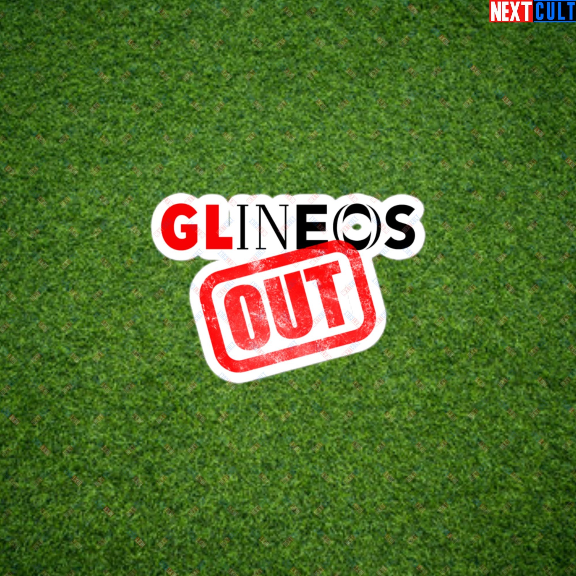 GLINEOS OUT Manchester United Fans Protest Against Glazers, Ineos and Ratcliffe Bubble-free stickers 3″×3″ Stickers Football GlazersOut Manchester United RatcliffeOut Next Cult Brand