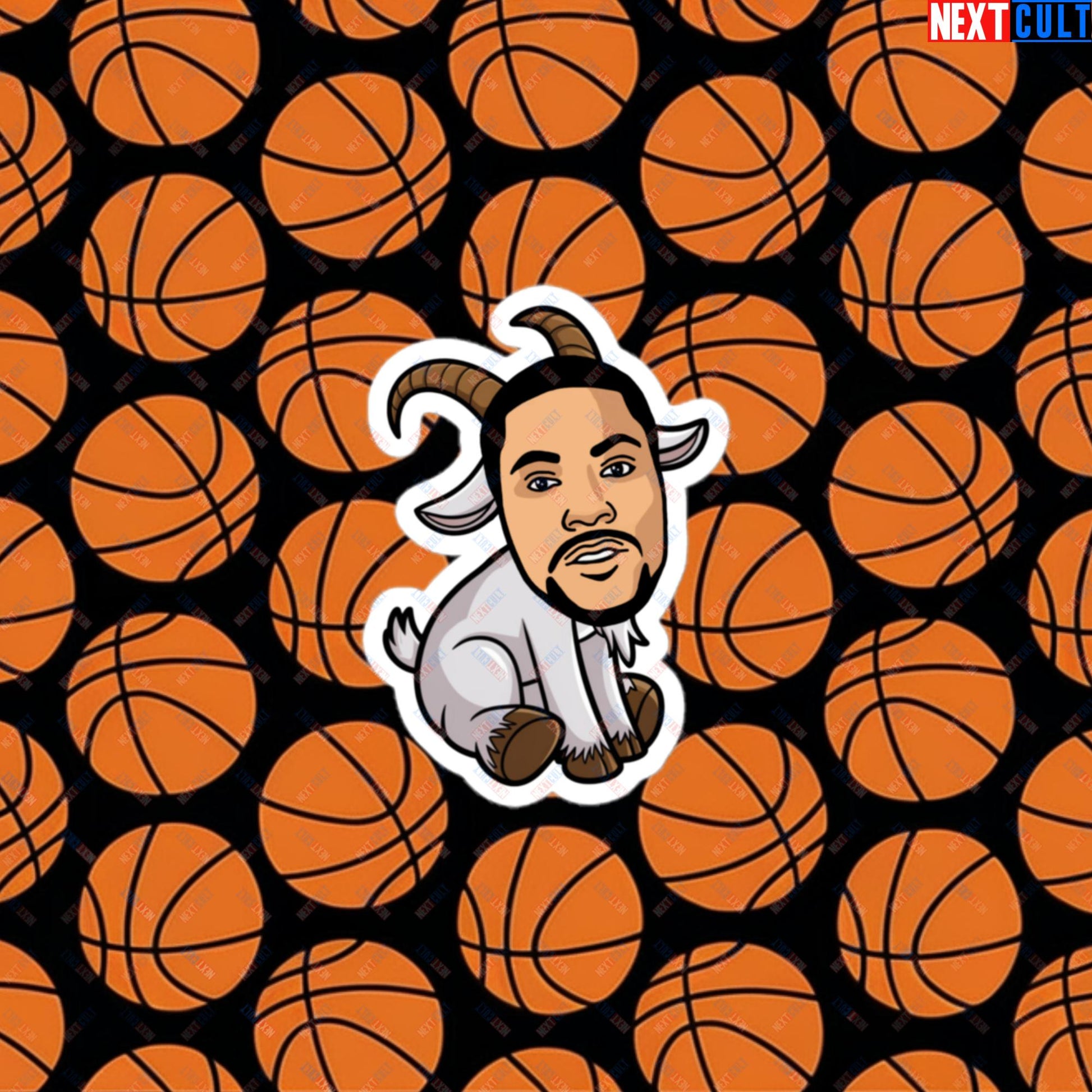 Derrick Rose G.O.A.T. Sticker - Funny Basketball Meme Decal - Greatest of All Time Print for Basketball Fans - Perfect Gift for Derrick Rose Fans Bubble-free stickers 3″×3″ Stickers Basketball Chicago Bulls Derrick Rose G.O.A.T. NBA Next Cult Brand