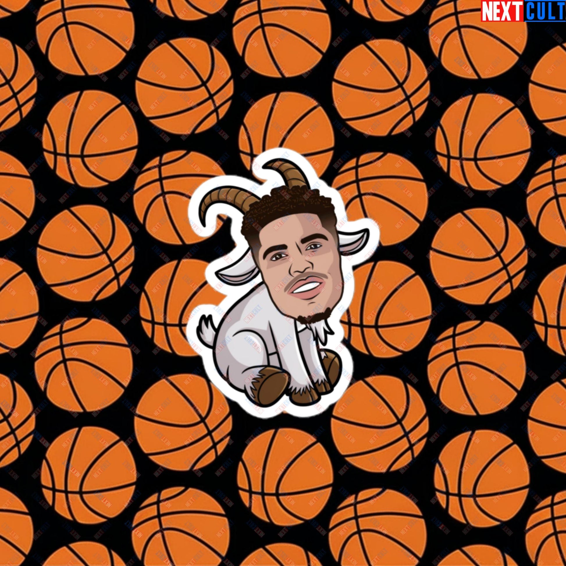 LaMelo Ball G.O.A.T. Sticker - Funny Basketball Meme Decal - Greatest of All Time Print for Basketball Fans - Perfect Gift for LaMelo Ball Fans Bubble-free stickers 3″×3″ Stickers Basketball Charlotte Hornets G.O.A.T. LaMelo Ball NBA Next Cult Brand