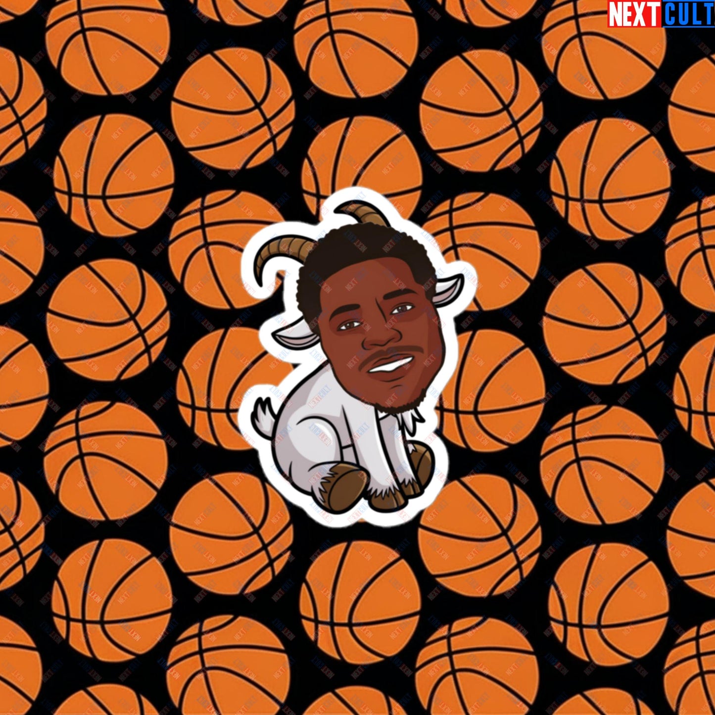 Anthony Edwards G.O.A.T. Sticker - Funny Basketball Meme Decal - Greatest of All Time Print for Basketball Fans - Perfect Gift for Anthony Edwards Fans Bubble-free stickers 3″×3″ Stickers Anthony Edwards Basketball G.O.A.T. Minnesota Timberwolves NBA Next Cult Brand