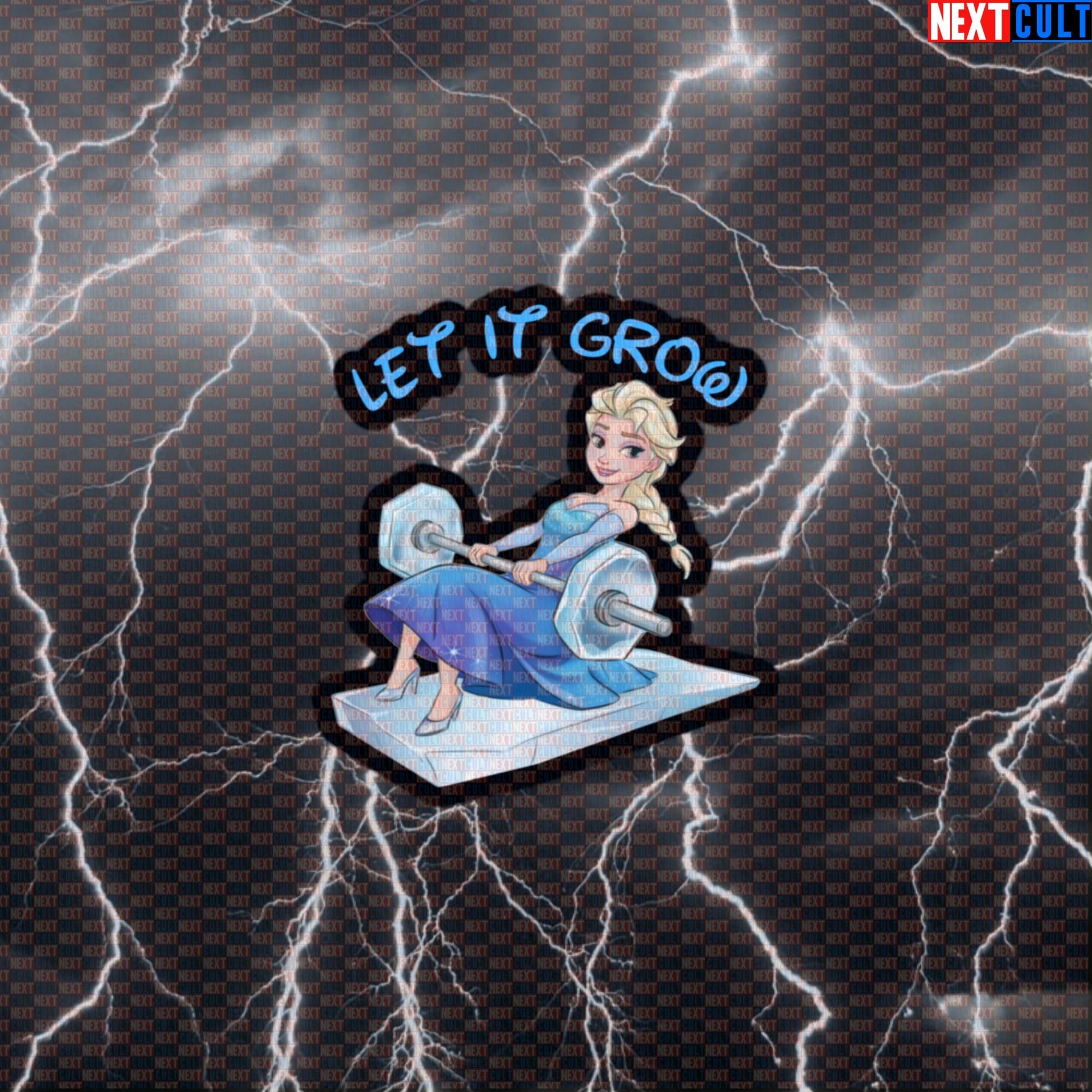 Let It Grow Gym Sticker | Funny Booty Builder Workout Decal | Hip Thrust Fitness Meme Sticker For Women Default Title Bodybuilding Films Fitness Frozen Gym Leg Day Powerlifting Workout Next Cult Brand