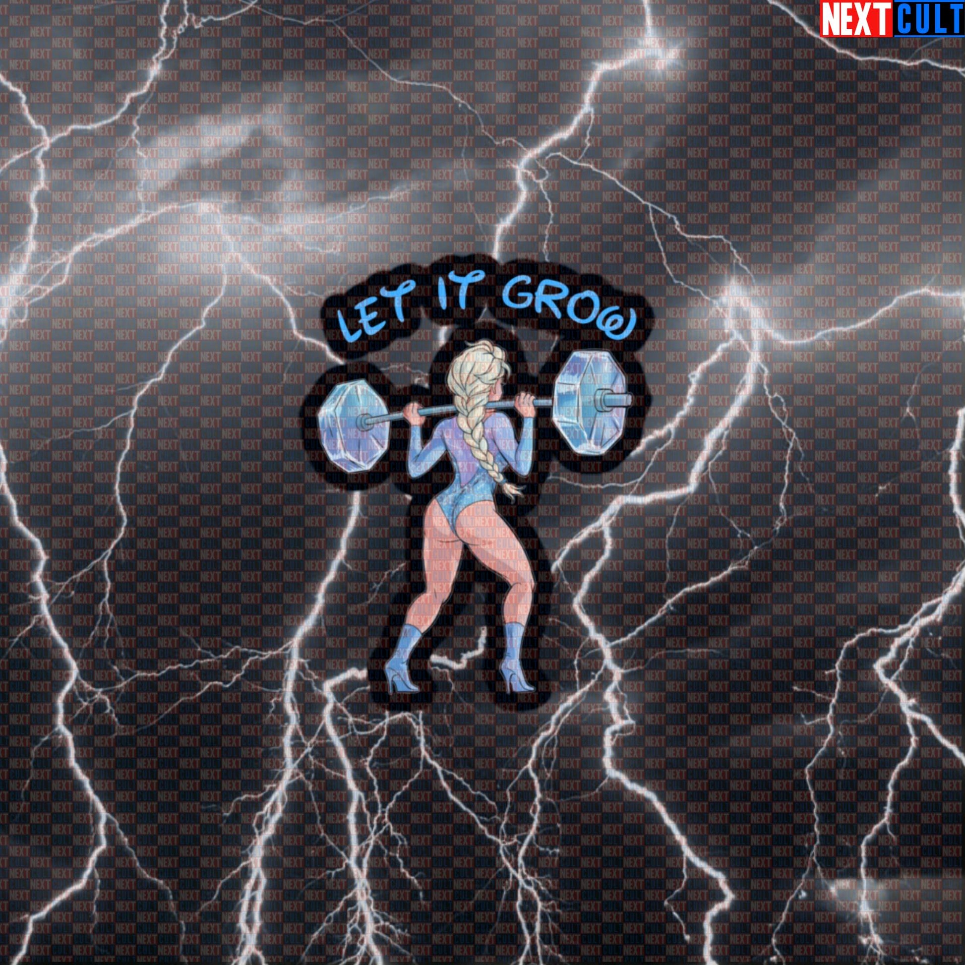Let It Grow Gym Sticker | Funny Booty Building Workout Decal For Water Bottles & Gym Gear | Fitness Meme Default Title Bodybuilding Films Fitness Frozen Gym Leg Day Powerlifting Workout Next Cult Brand