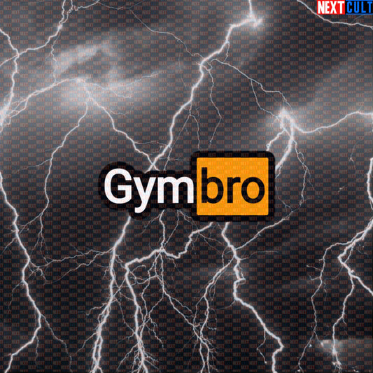 Gymbro Funny Workout Sticker | Gym Meme Decal for Water Bottles & Gym Gear | Fitness Sticker Default Title Bodybuilding Fitness Gym Powerlifting Workout Next Cult Brand