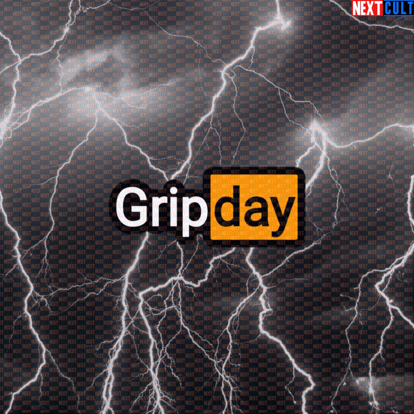 Grip Day Legacy Funny Gym Sticker | Gymbro Powerlifting & Workout Decal Default Title Stickers Fitness Grip Training Gym Workout Next Cult Brand