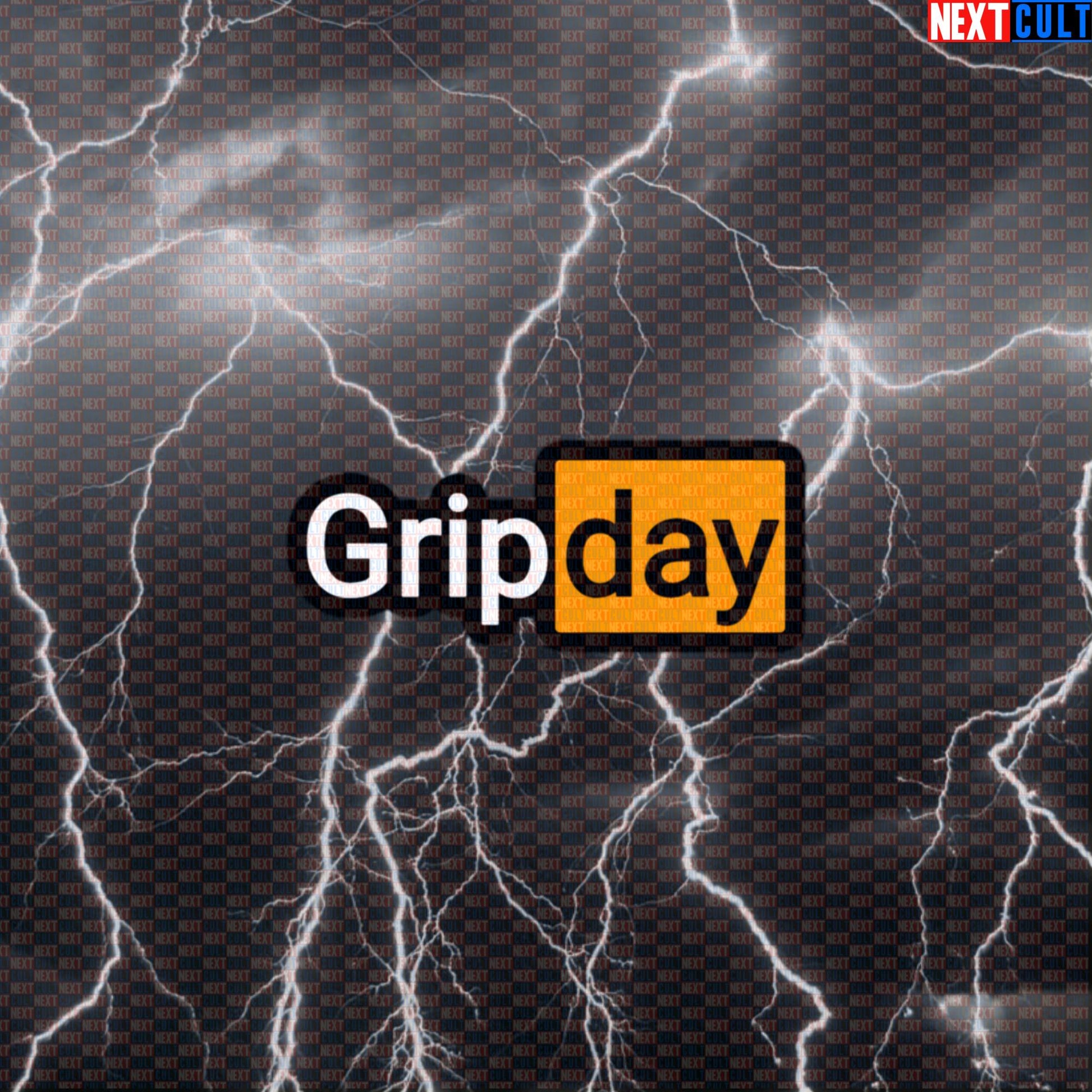 Grip Day Legacy Funny Gym Sticker | Gymbro Powerlifting & Workout Decal Default Title Stickers Fitness Grip Training Gym Workout Next Cult Brand