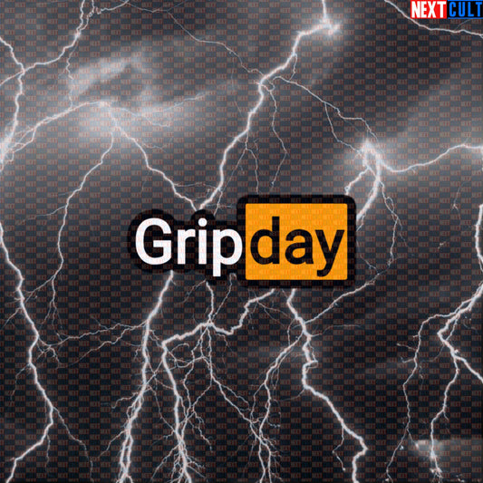 Grip Day Legacy Funny Gym Sticker | Gymbro Powerlifting & Workout Decal Default Title Fitness Grip Training Gym Workout Next Cult Brand