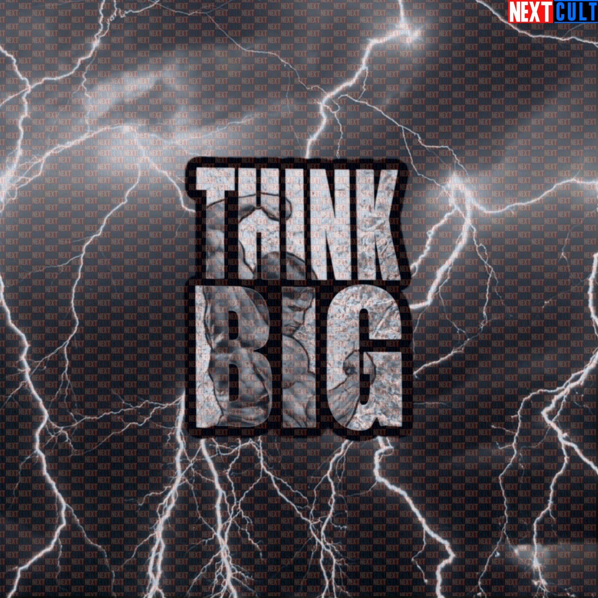 Think Big Gym Sticker | Funny Arnold Bodybuilding Meme Decal for Water Bottles & Gym Gear Default Title Stickers Arnold Schwarzenegger Bodybuilding Fitness Gym Workout Next Cult Brand