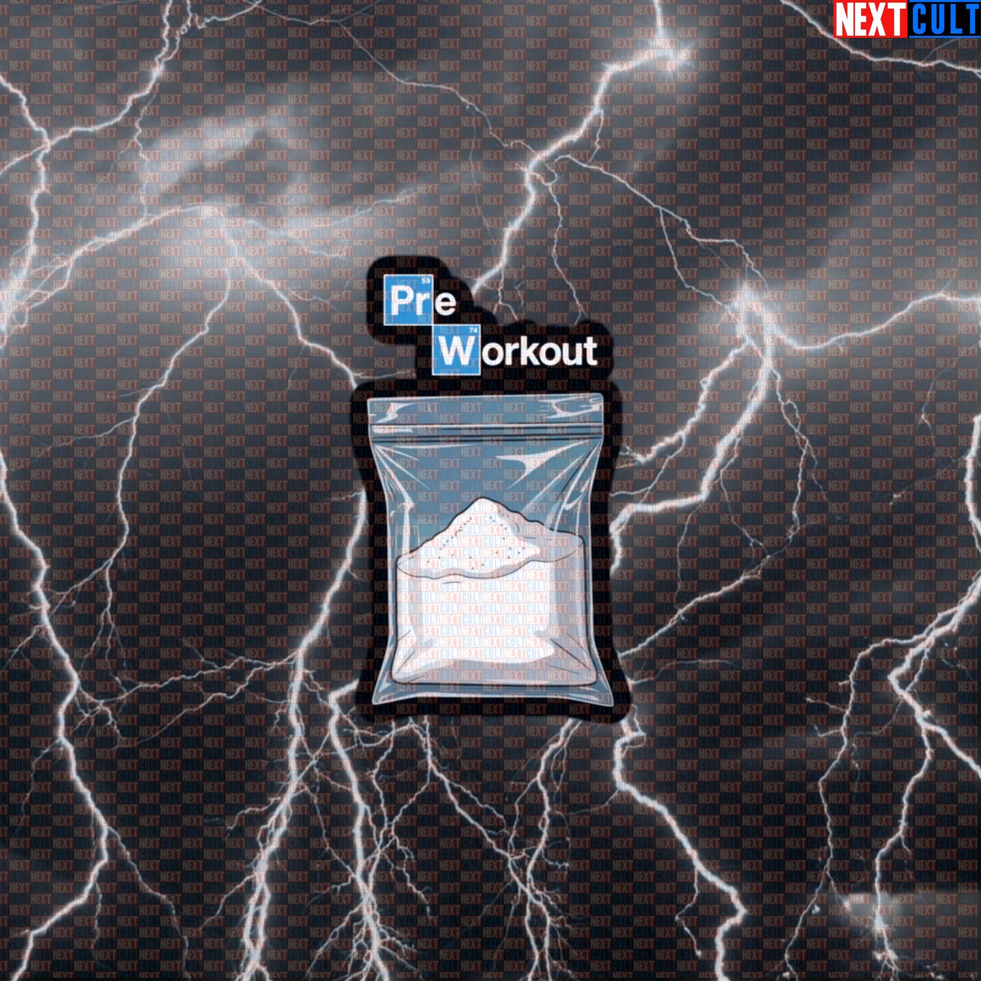 Pre-Workout Pump Cover Gym Sticker | Breaking Bad Fitness Meme Decal for Water Bottles & Gear Default Title Stickers Bodybuilding Breaking Bad Fitness Gym TV Workout Next Cult Brand