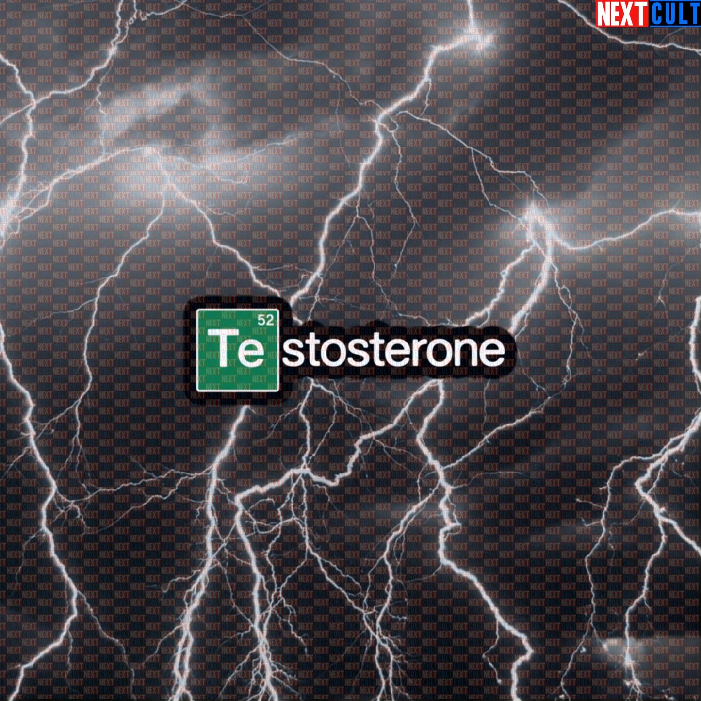 Breaking Bad Testosterone Formula Gym Sticker | Funny Chemistry Workout Decal Default Title Bodybuilding Breaking Bad Fitness Gym TV Workout Next Cult Brand