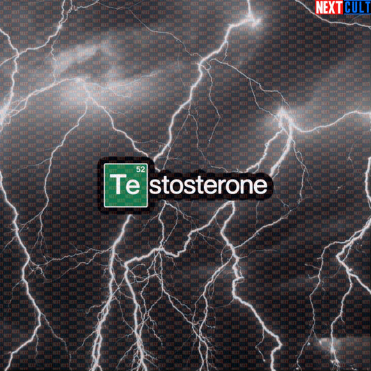 Breaking Bad Testosterone Formula Gym Sticker | Funny Chemistry Workout Decal Default Title Bodybuilding Breaking Bad Fitness Gym TV Workout Next Cult Brand
